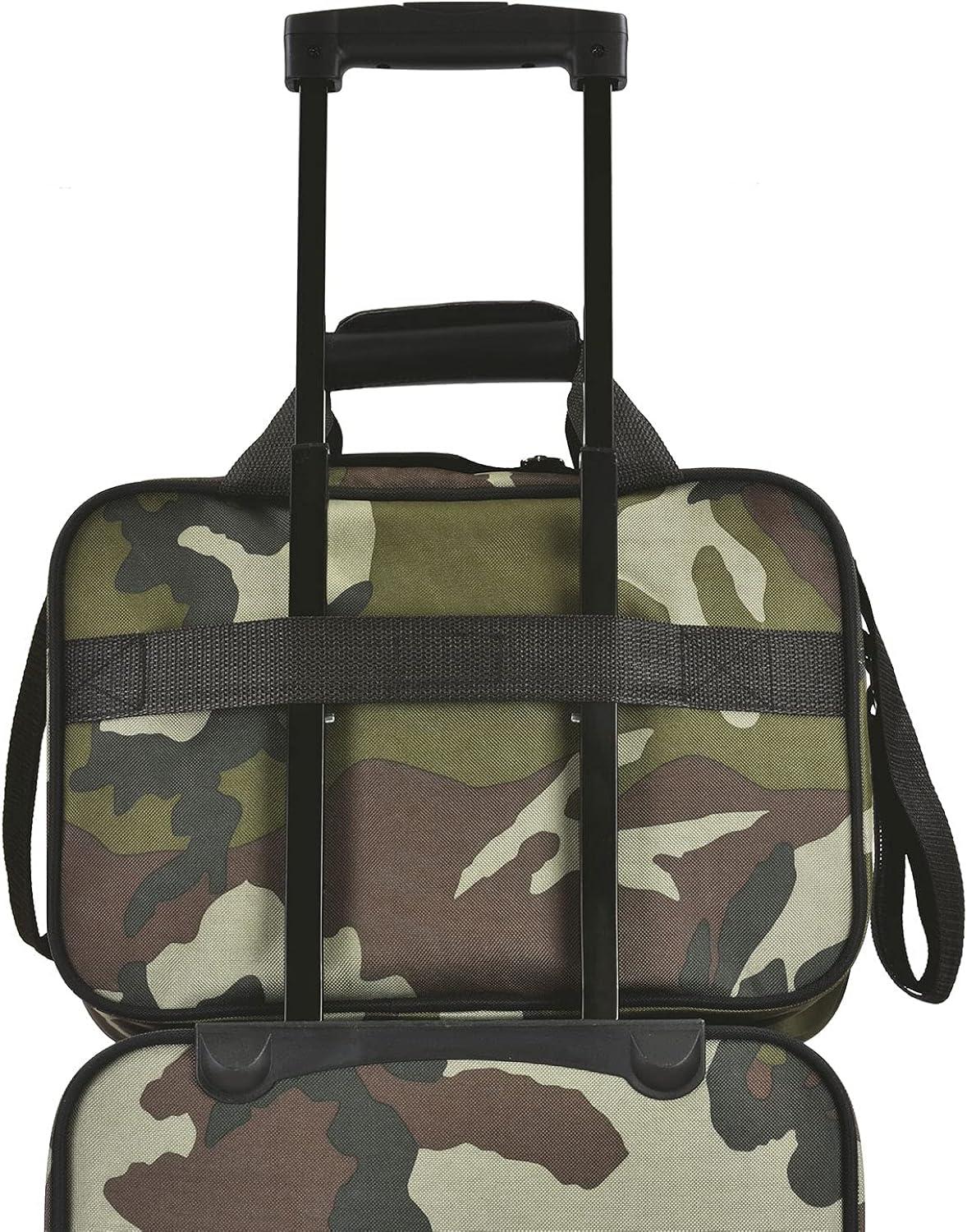 U.S. Traveler Rio 2pc Expandable Softside Carry On Luggage Set - Camouflage