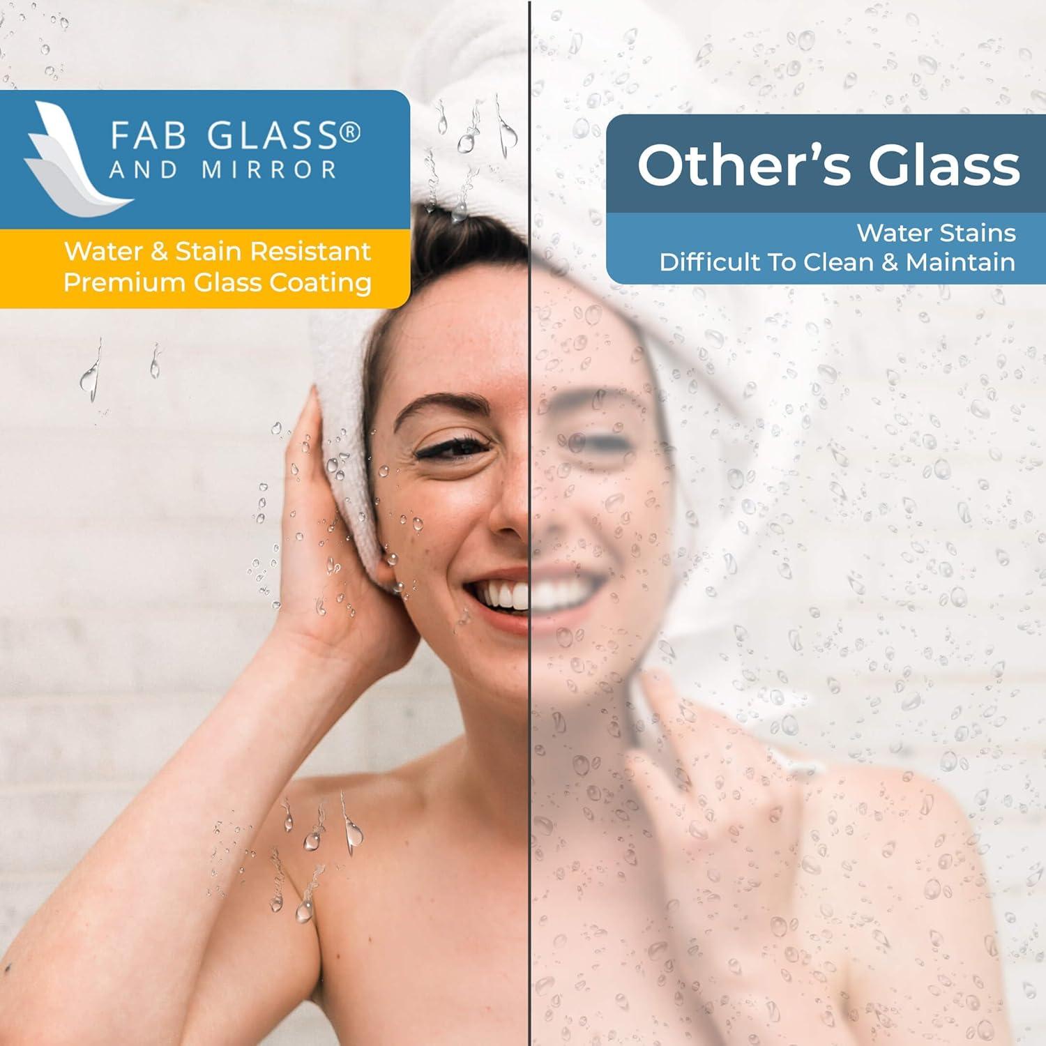 Frameless Single Sliding Shower Door 5/16" Thick Glass 60 X 72