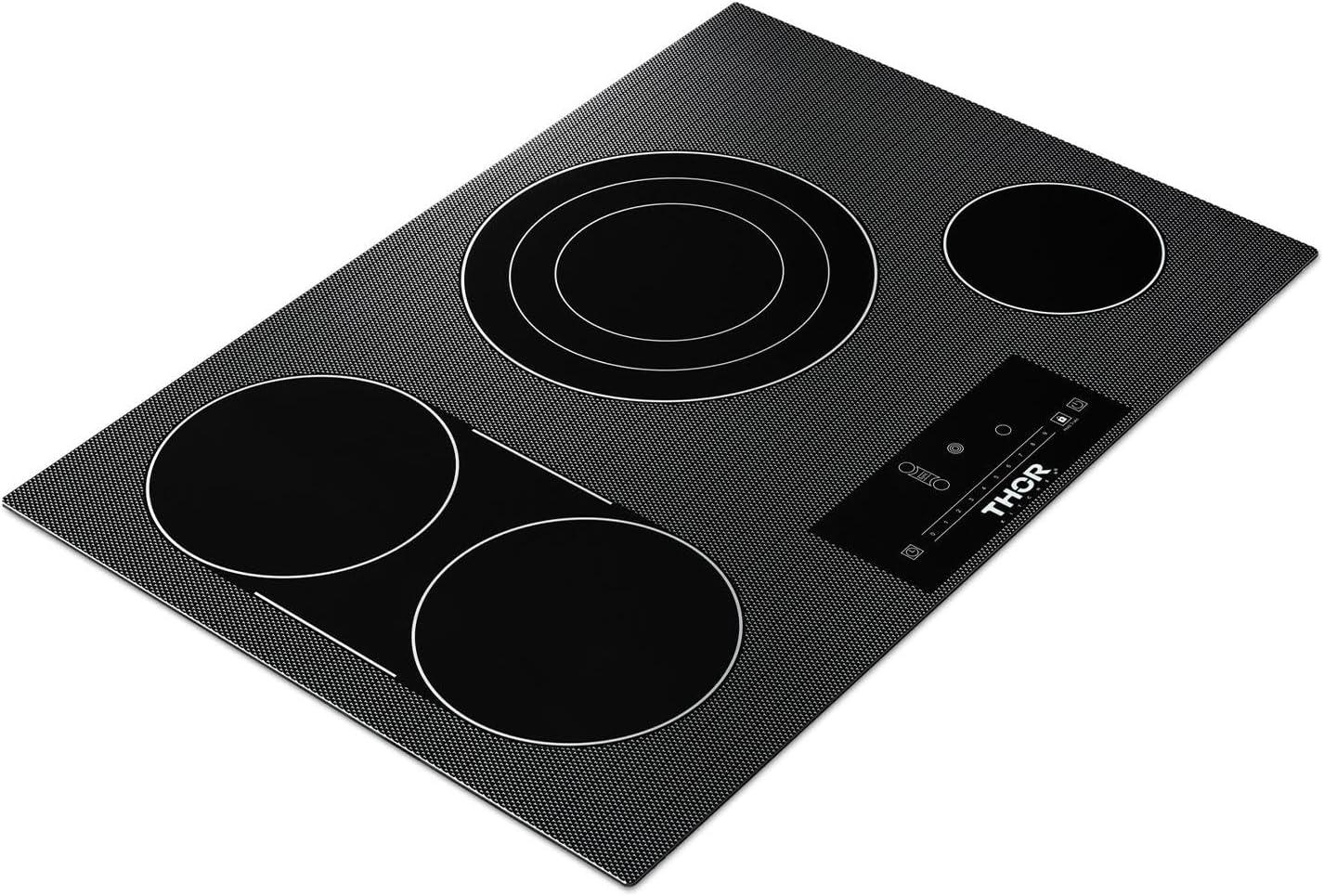 Thor Kitchen Tec30 30" Wide 4 Burner Electric Cooktop - Black