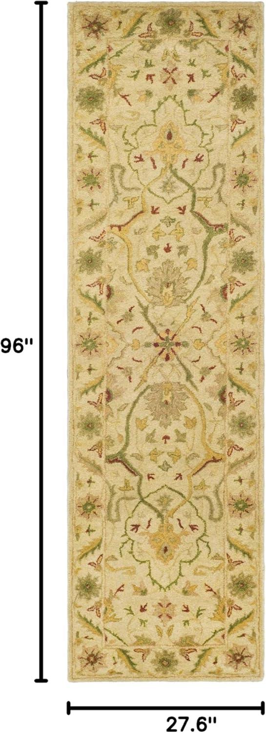 Antiquity AT14 Hand Tufted Indoor Area Rug - Ivory - 6'x9' - Safavieh