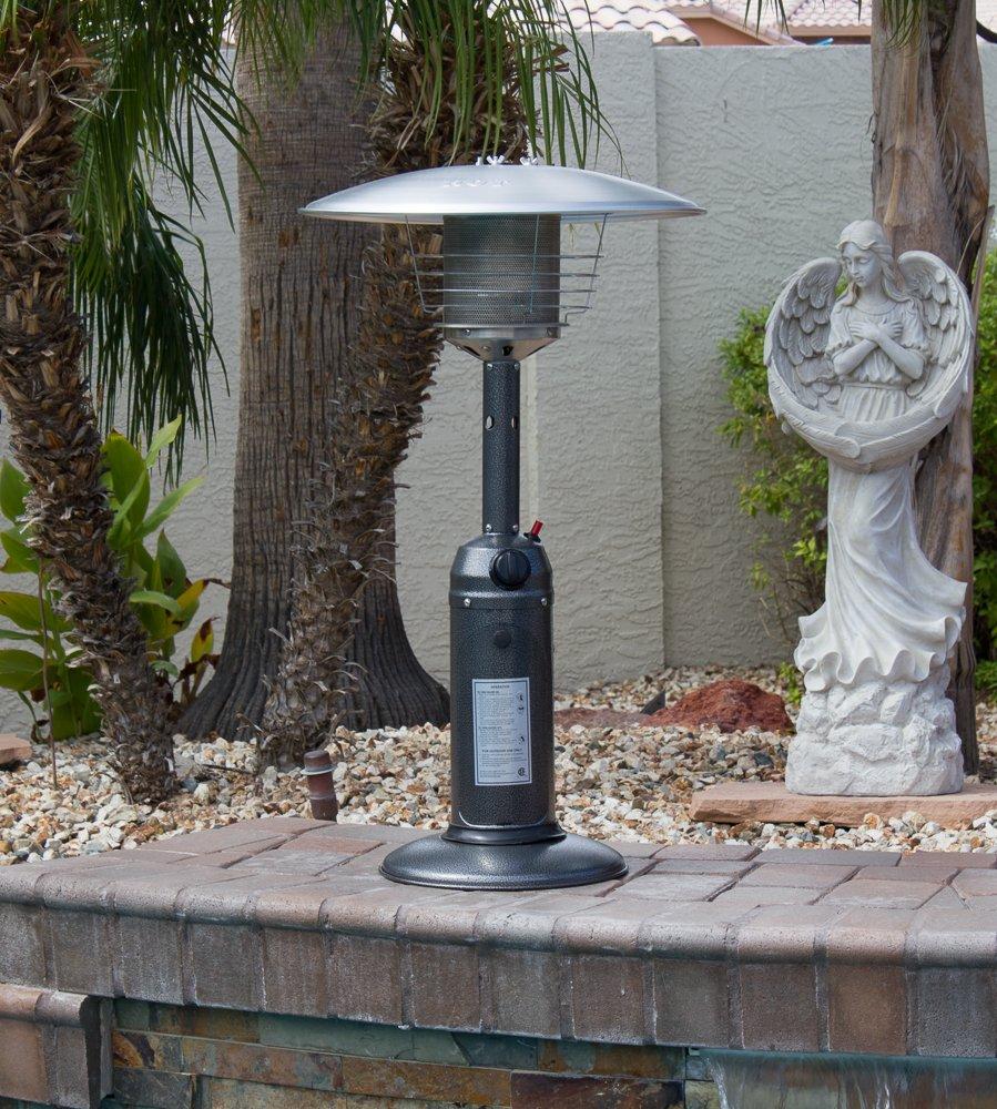 Arlmont & Co. Miceli 11000 Stainless Steel Propane Tabletop Patio Heater