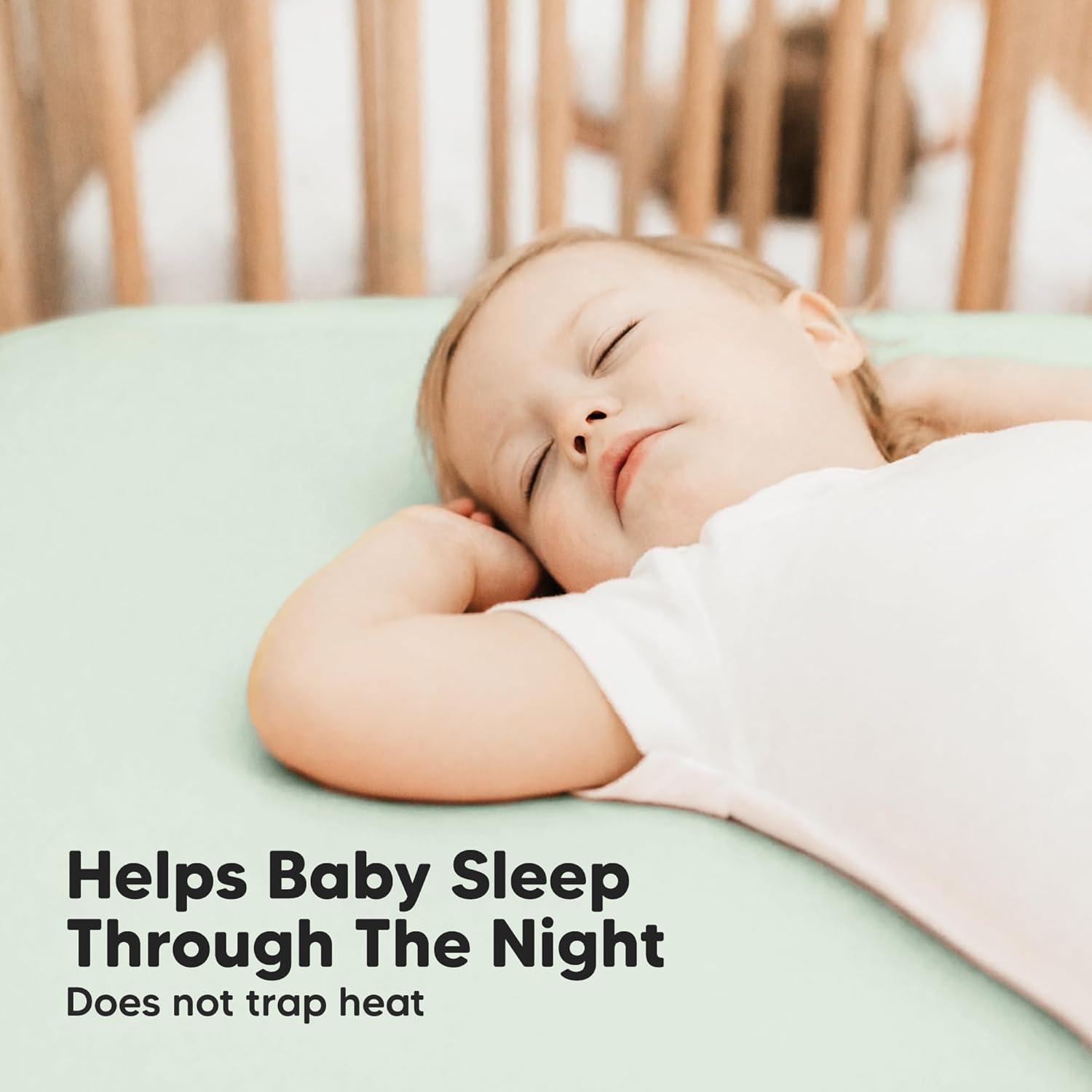 KeaBabies 2pk Isla Fitted Crib Sheets for Boys, Girls, Baby Crib Sheet, Fits Standard Nursery Crib Mattresses (Herb)