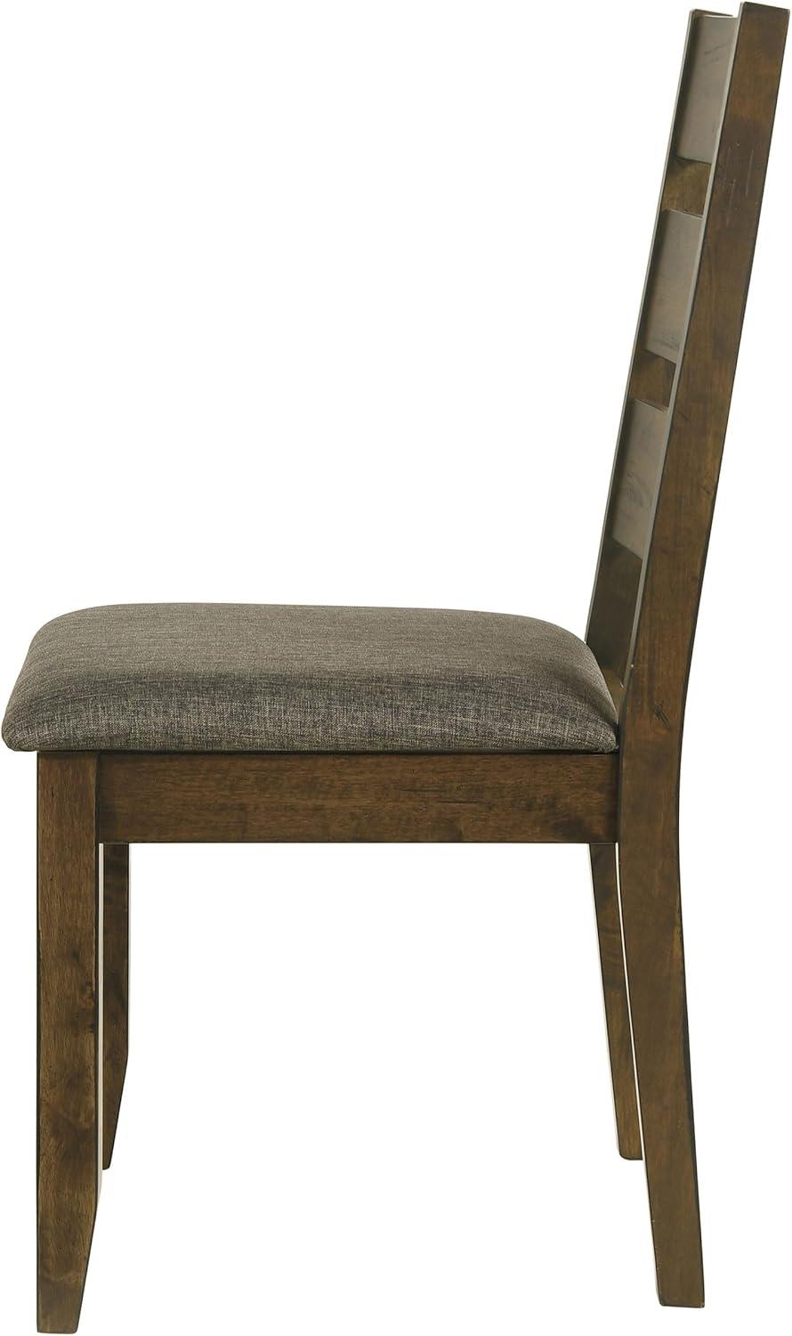 Coaster Alston Ladder Back Wood Dining Chair in Nutmeg