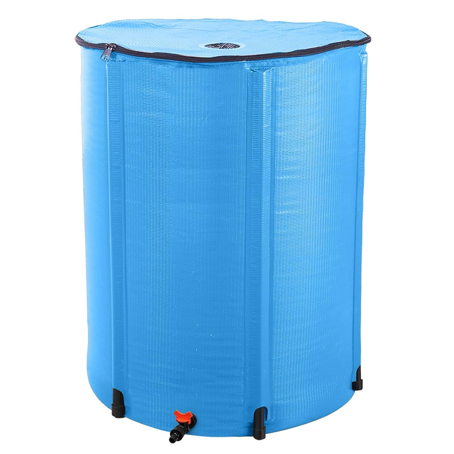 Winado Rain Barrel Patio Water Storage Barrel 200 Gallon Green