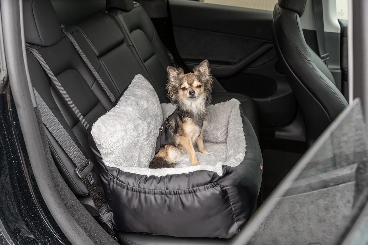 TRIXIE TRIXIE Convertible Lite Dog Car Seat for Small Dogs, Dog Booster Seat, Travel Pet Bed