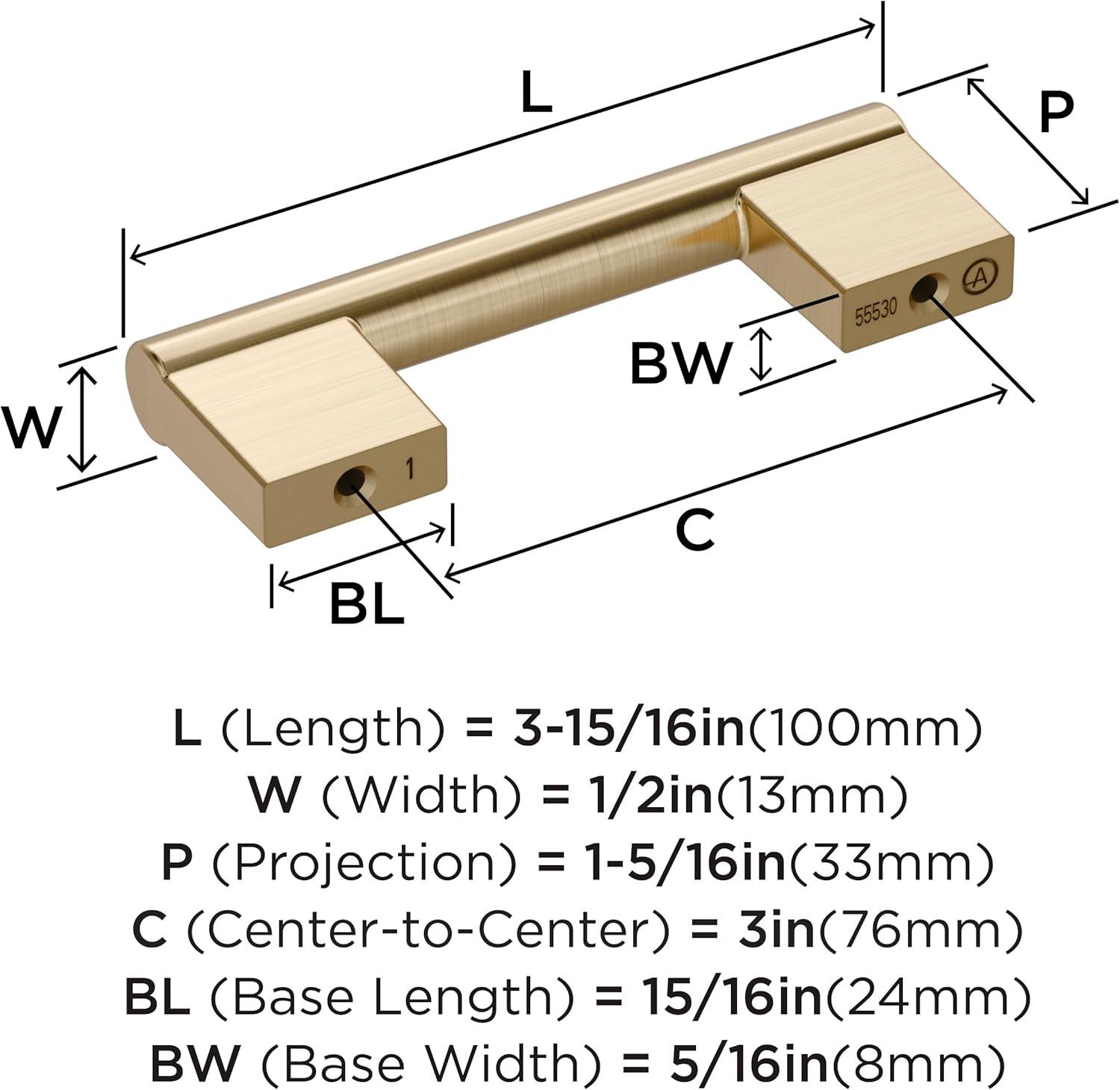 Versa 3 inch (76mm) Center-to-Center