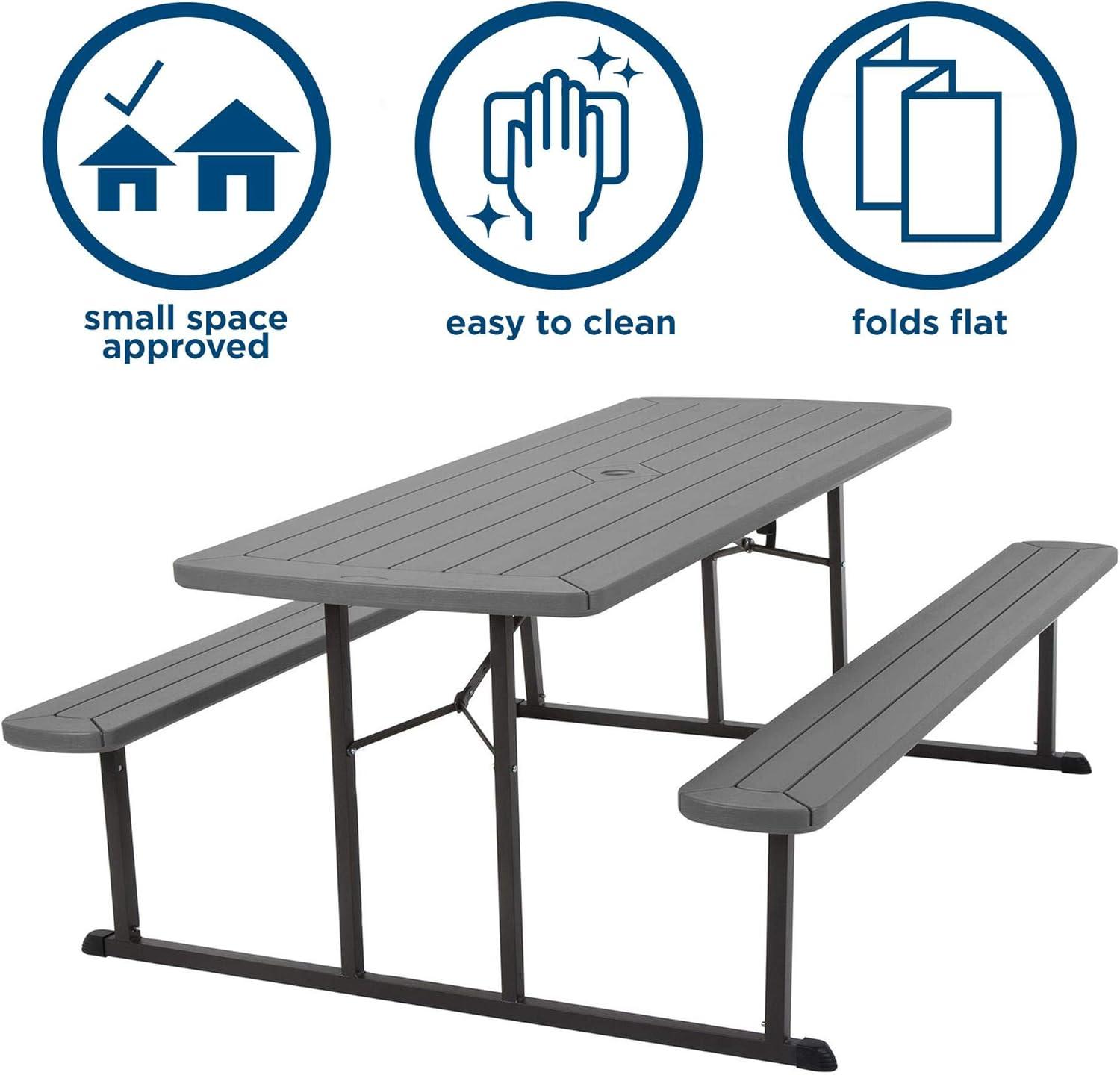 COSCO Outdoor Living 6 ft. Folding Picnic Table