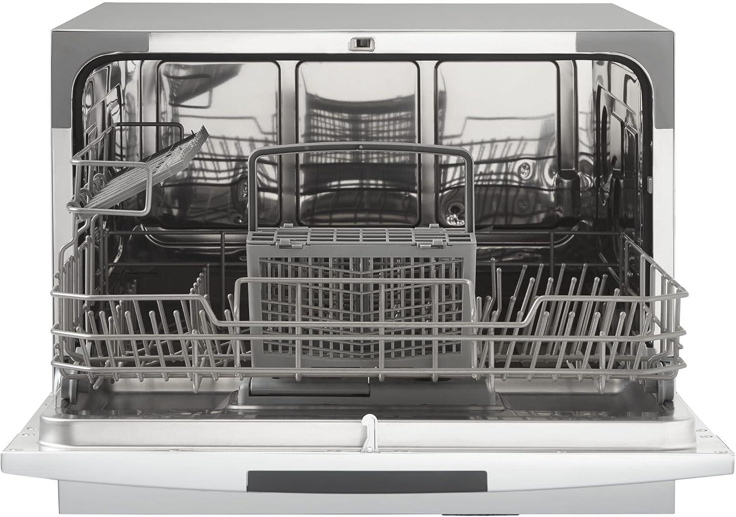 Danby DDW631SDB 6 Place Setting Countertop Dishwasher in Silver