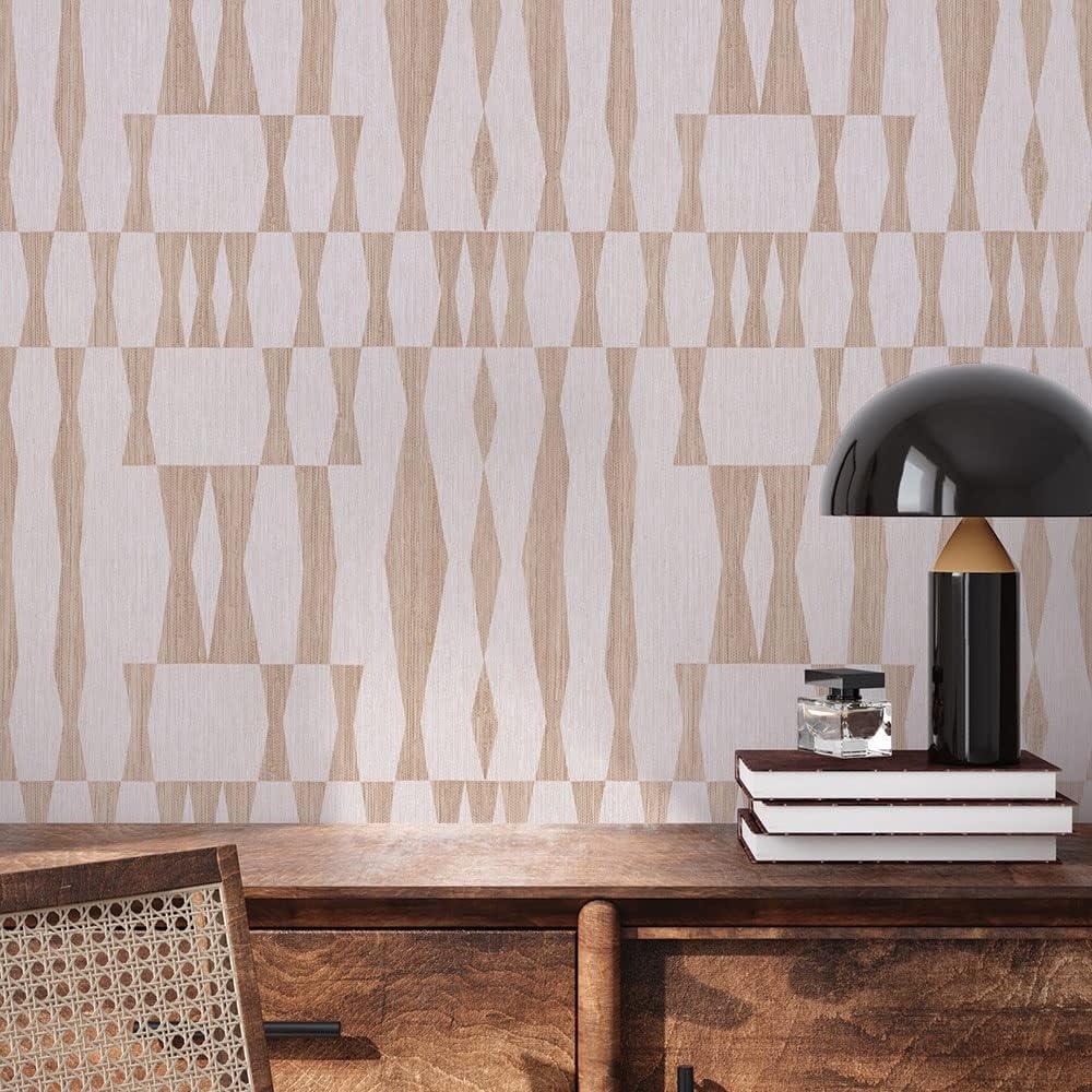 Mirin Peel + Stick Wallpaper - Textured Jute