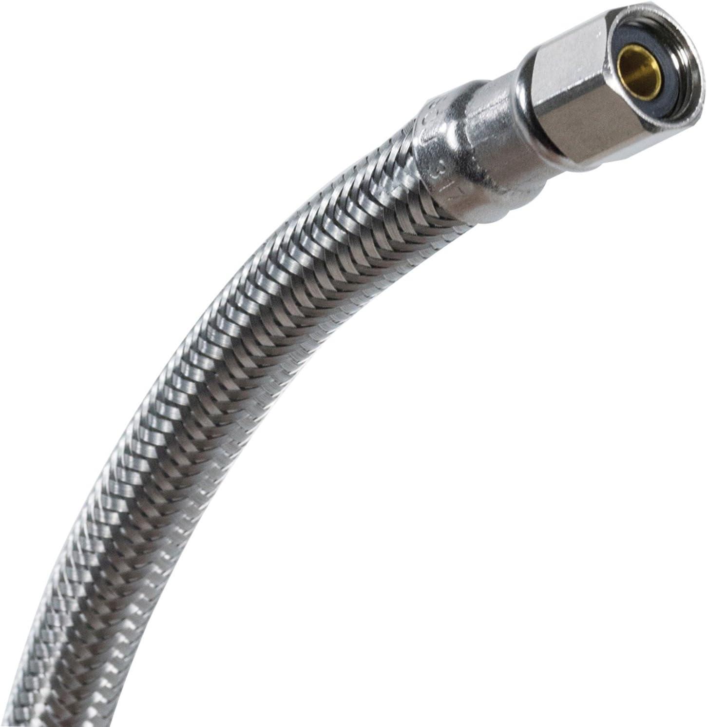 Certified Appliance Accessories IM48SS Braided Stainless Steel Ice Maker Connector, 4Ft