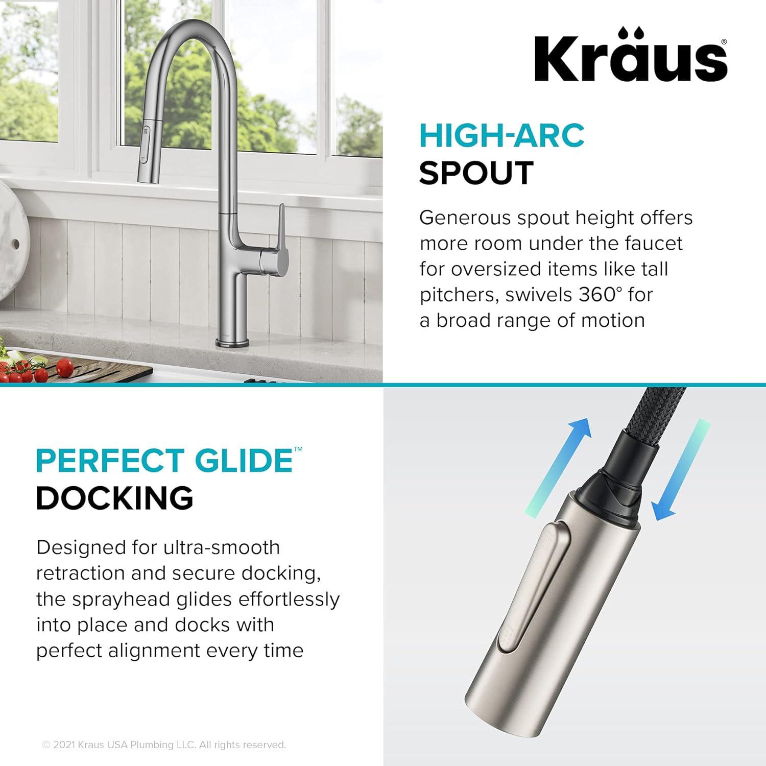 Pull Down Touch Single Handle Kitchen Faucet