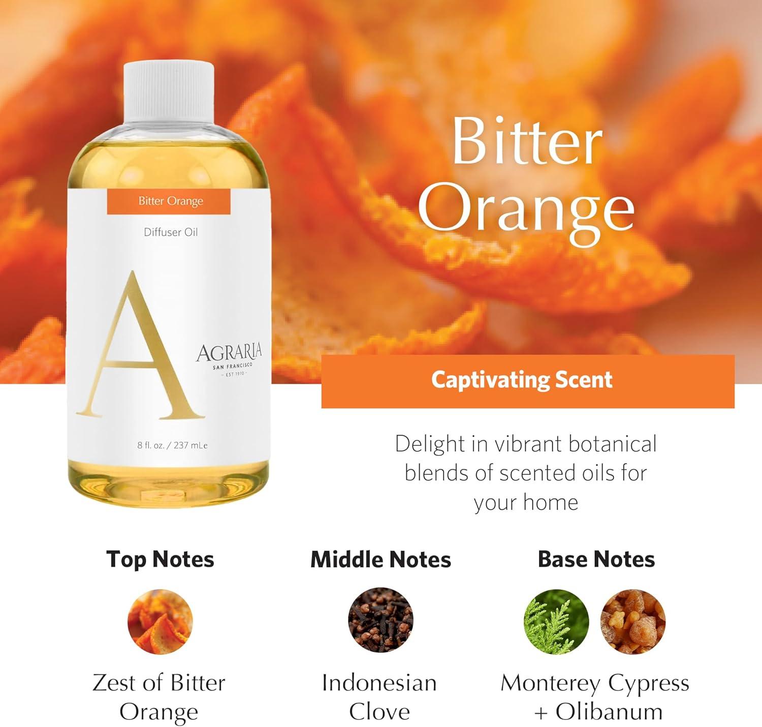 AGRARIA Reed Diffuser Refill, Scented Oil Home Fragrance, Reed Oil Diffuser Gift Set for All Occasions