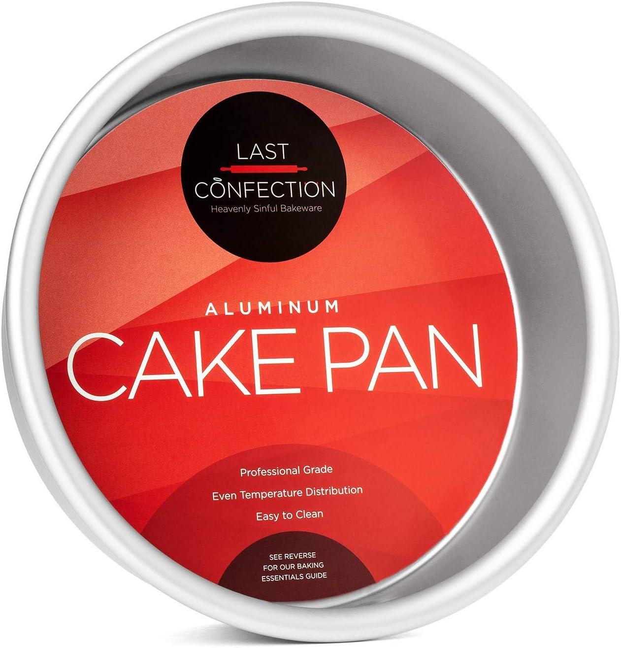 Last Confection Aluminum Round Cake Pans - Professional Bakeware