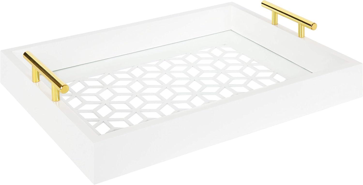 Kate and Laurel Caspen Rectangle Decorative Tray