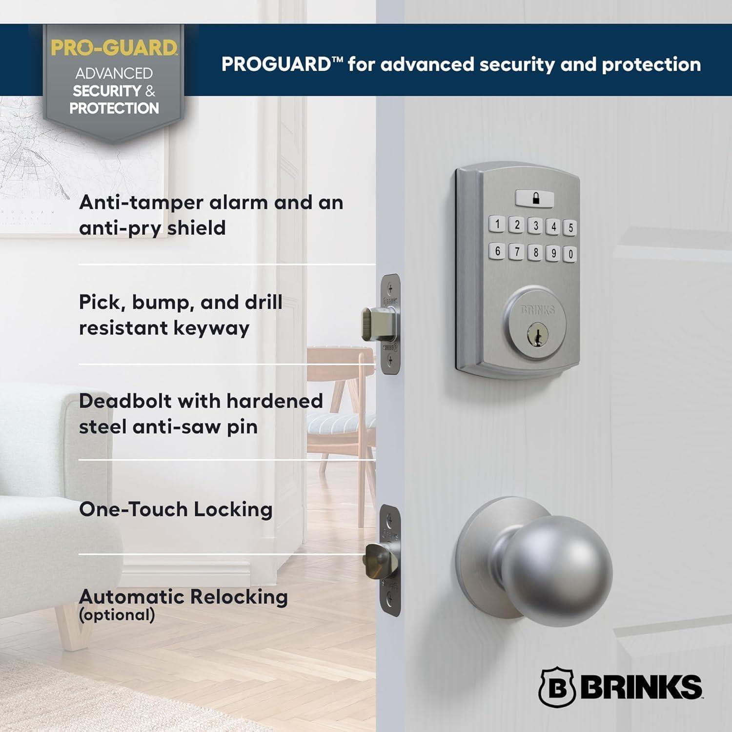 Brinks Electronic Fingerprint Deadbolt