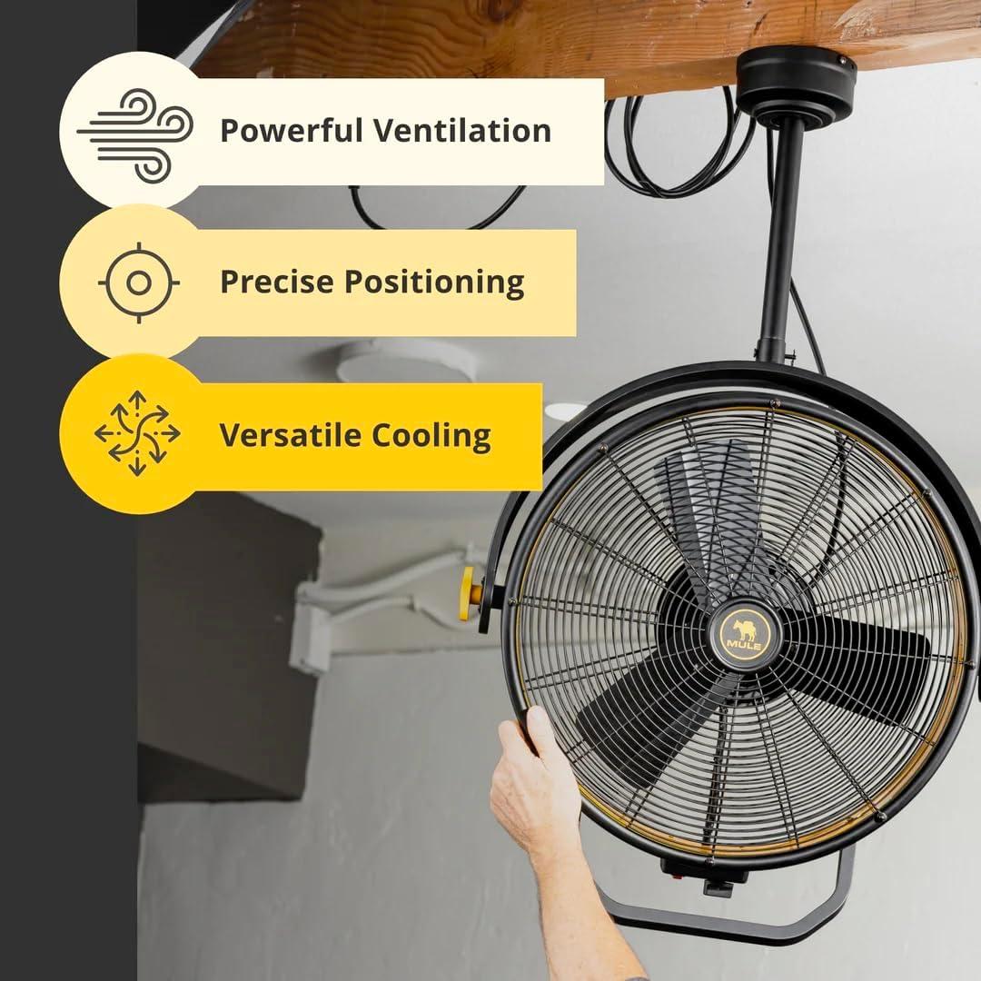 MULE Products 18'' Garage Ceiling Fan