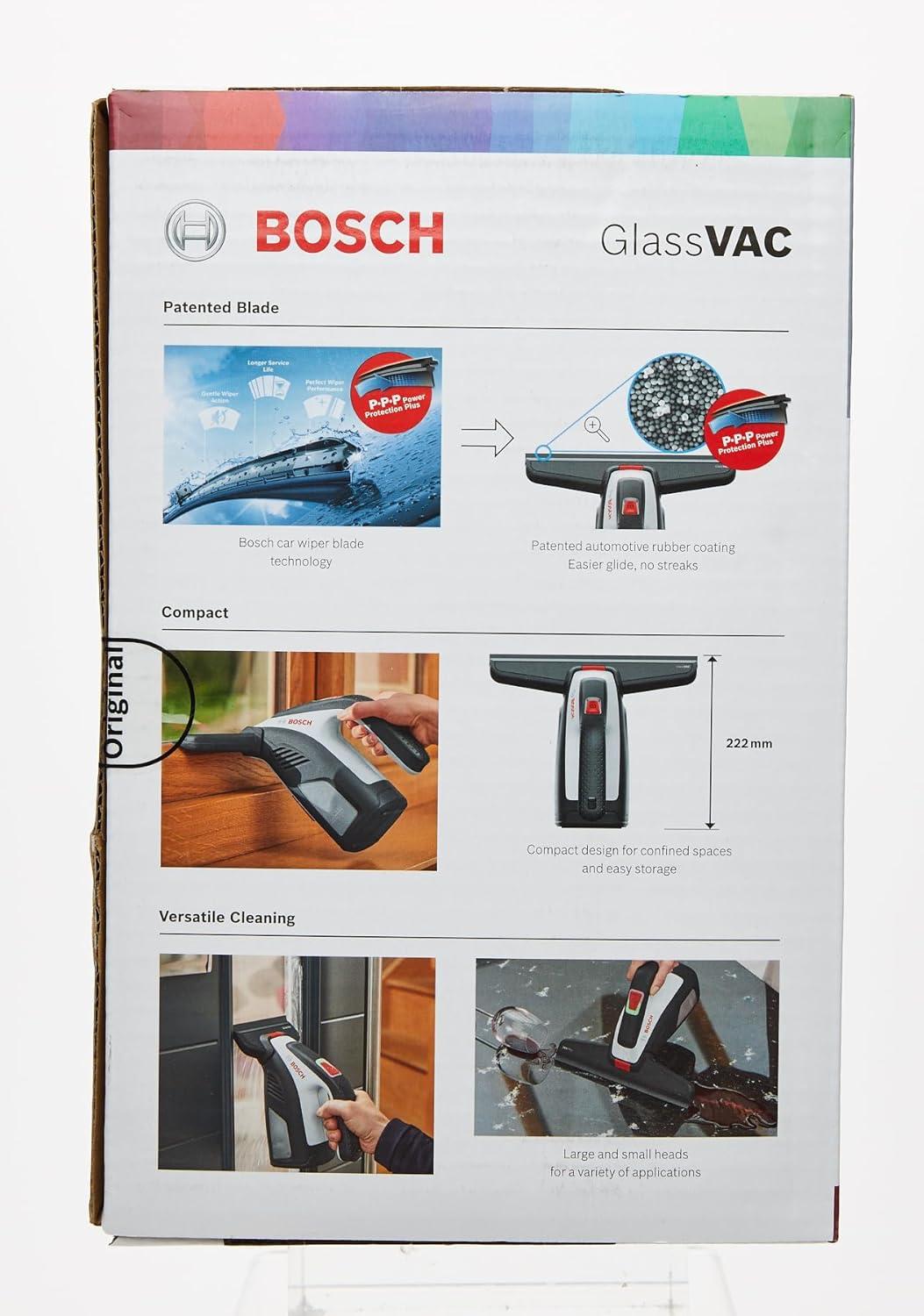 Bosch Glass VAC Battery Cordless Vacuum Cleaner