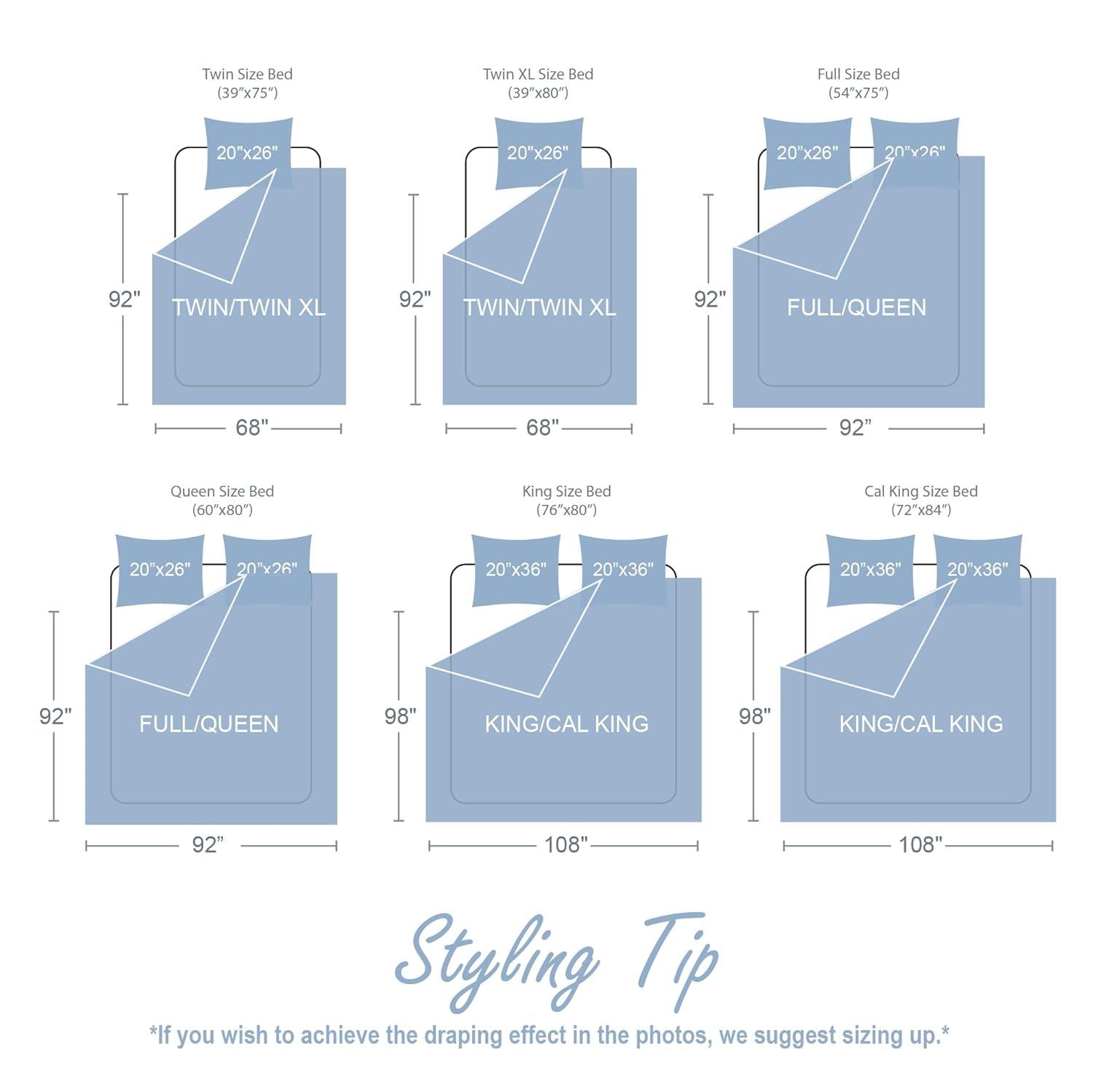 Swift Home | Striped Pintuck 2-Piece Comforter Set Rose Twin/Twin XL