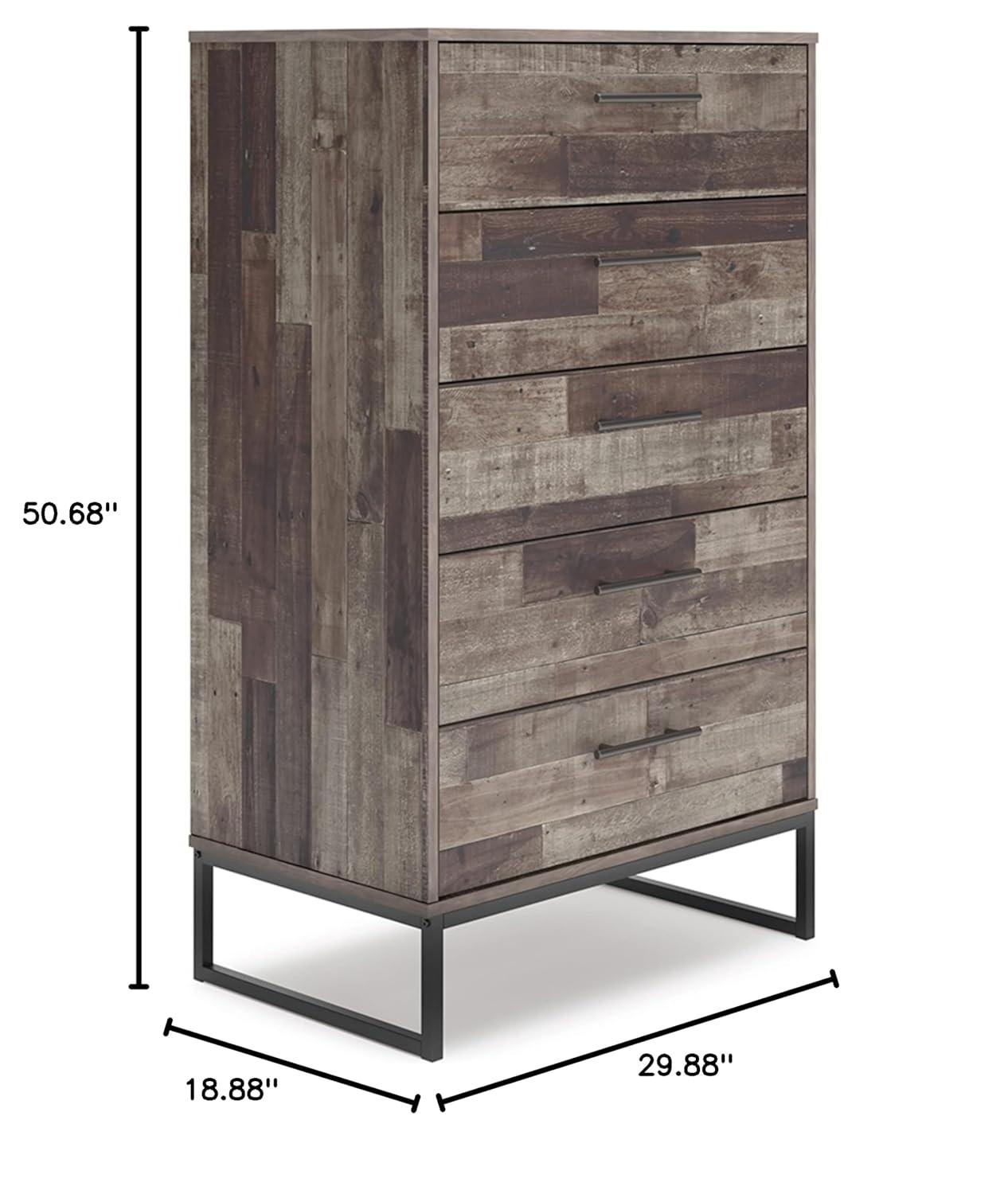 Neilsville 5 Drawer 29.88" W Chest