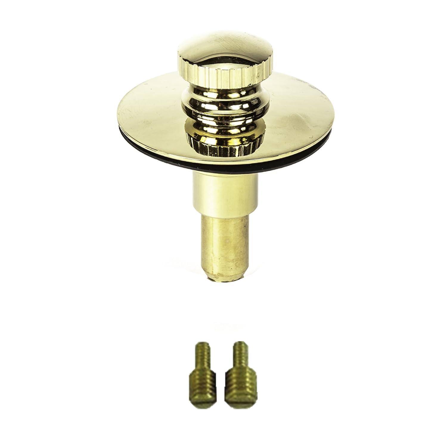 PF WaterWorks PF0955-PB Lift N Lock Tub Drain Stopper, Brass