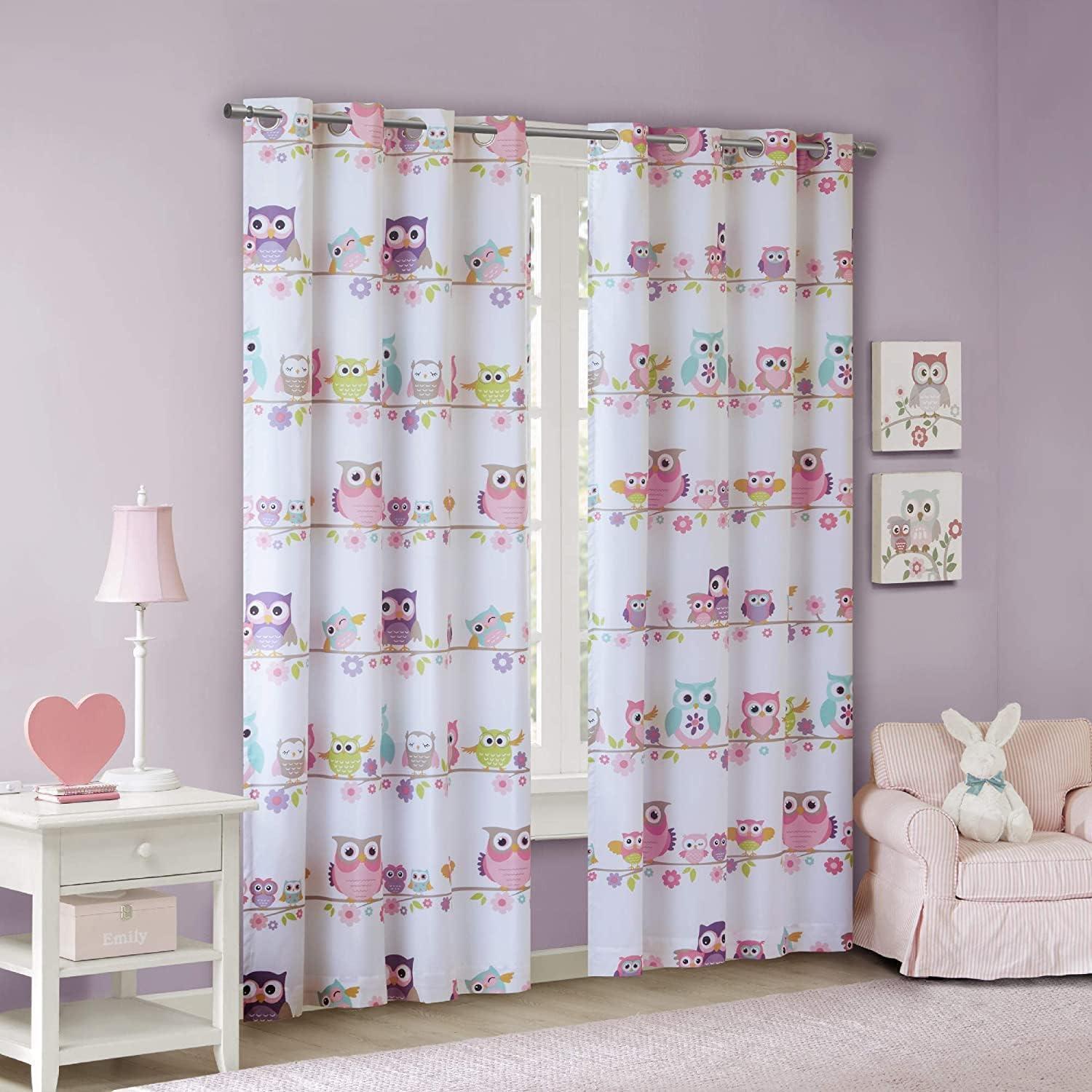 Intelligent Design Kids Wildlife Max Blackout Thermal Grommet Single Curtain Panel