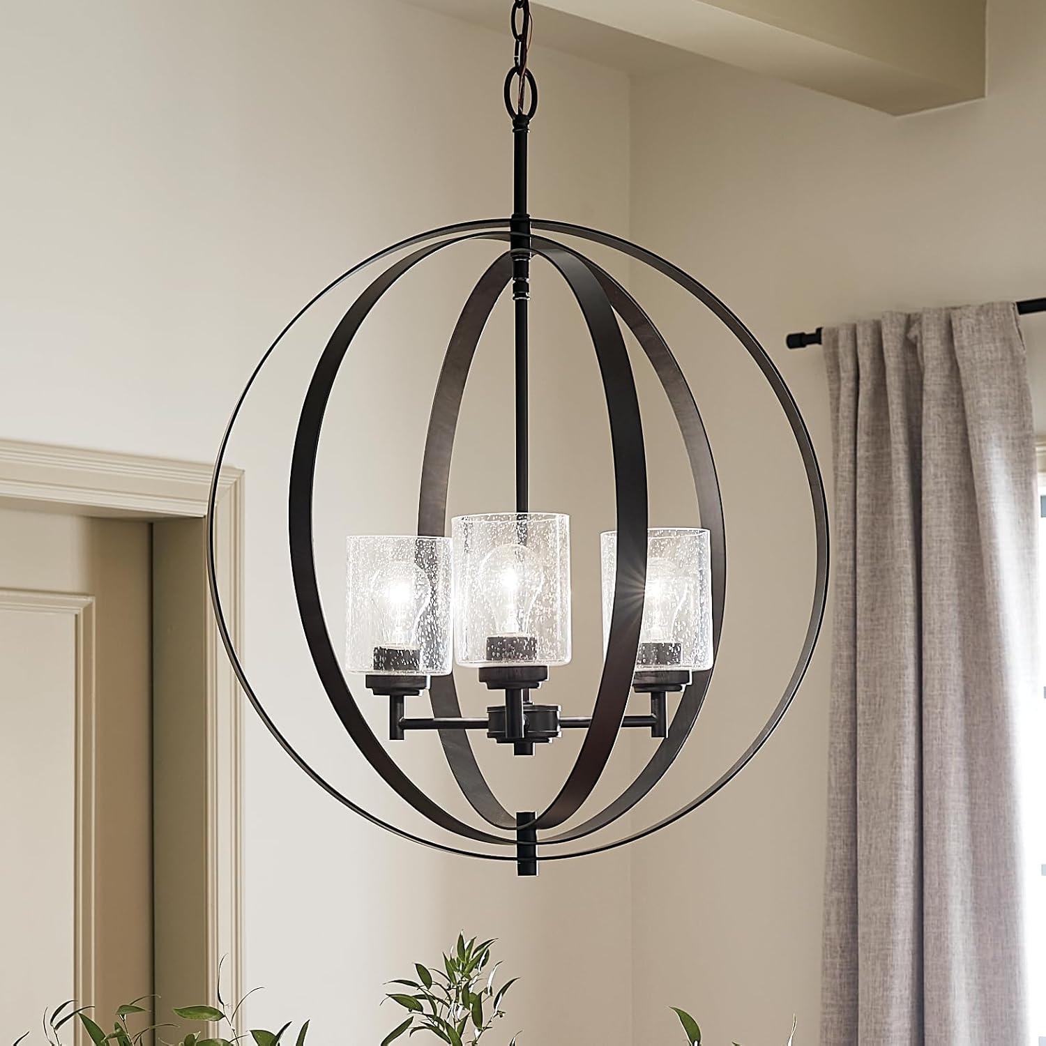 Winslow 3 - Light Dimmable Geometric Chandelier