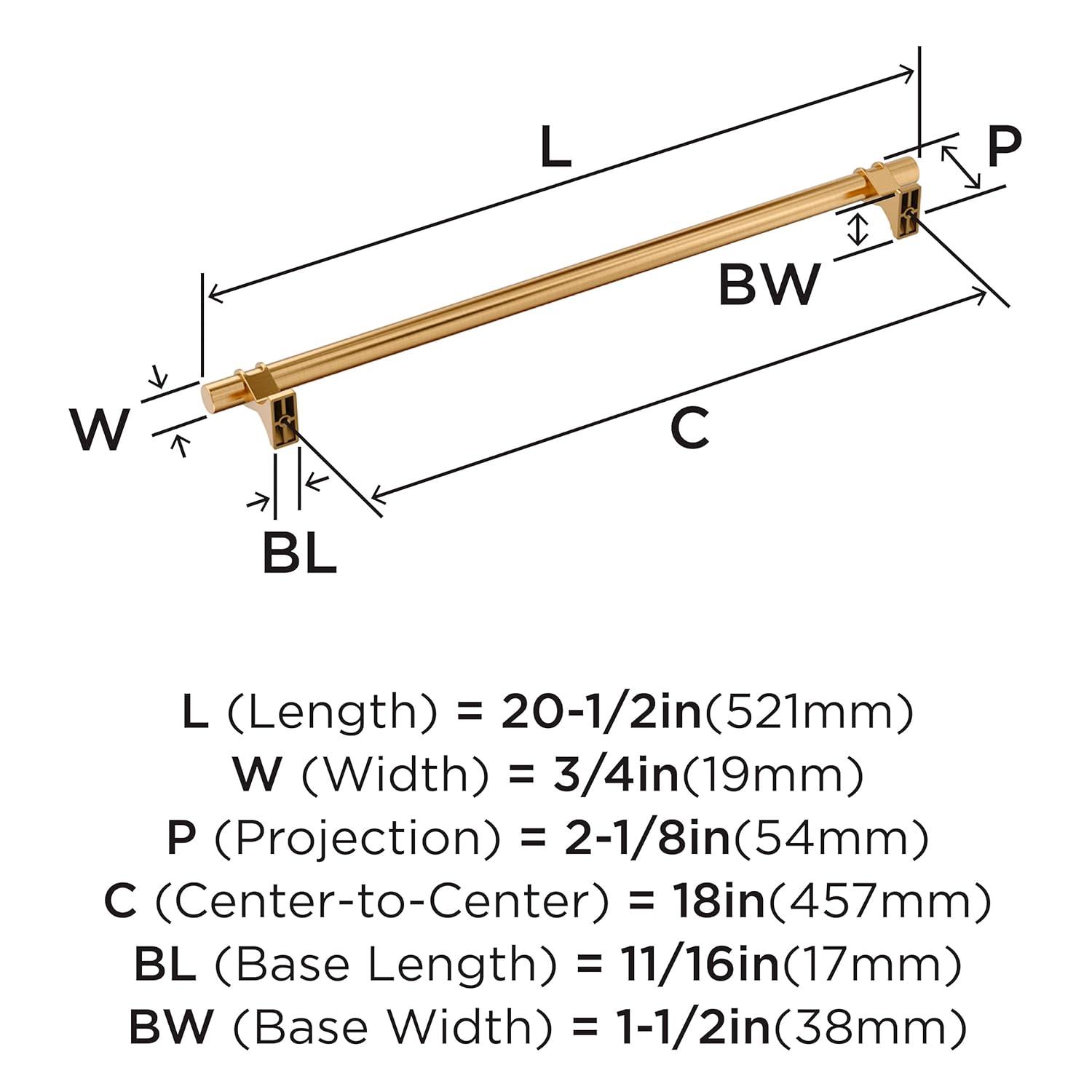 Amerock Davenport 18 inch (457mm) Center-to-Center