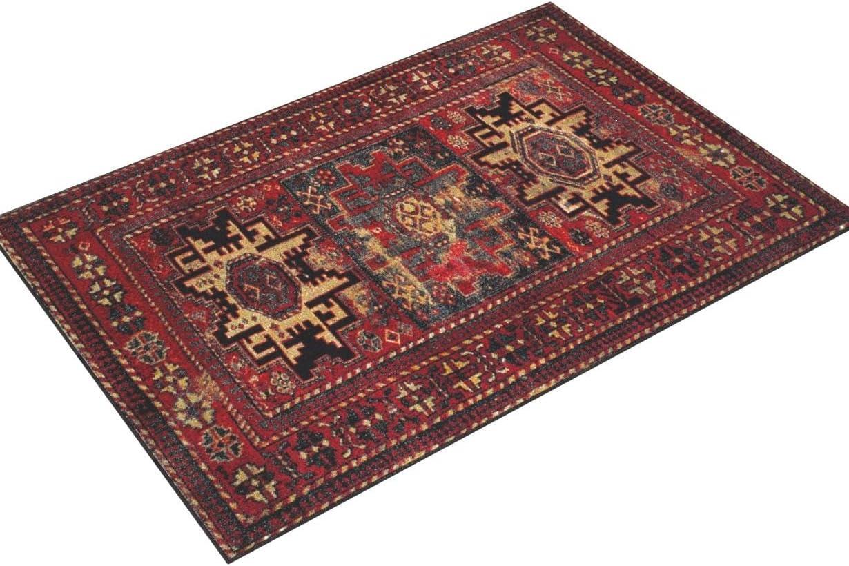 Vintage Hamadan VTH213 Power Loomed Indoor Area Rug - Red/Multi - 5'3"x7'6" - Safavieh.