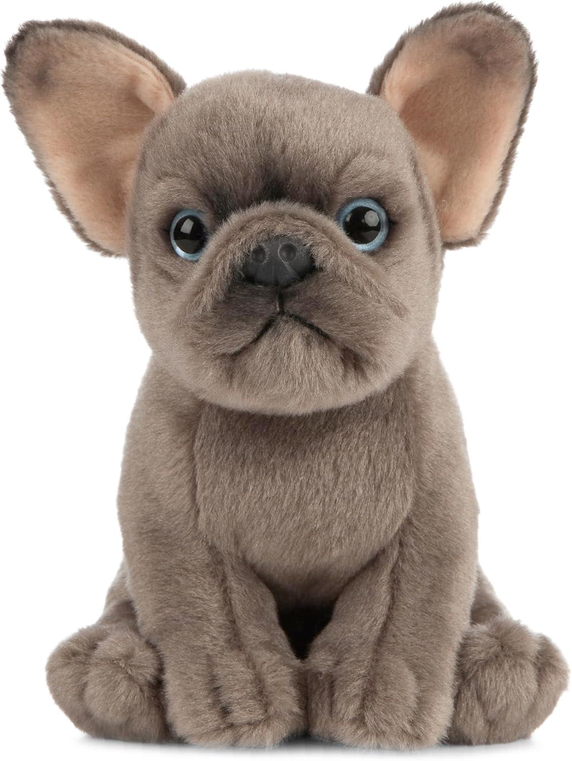 Living Nature Realistic French Bulldog Puppy Plush Toy