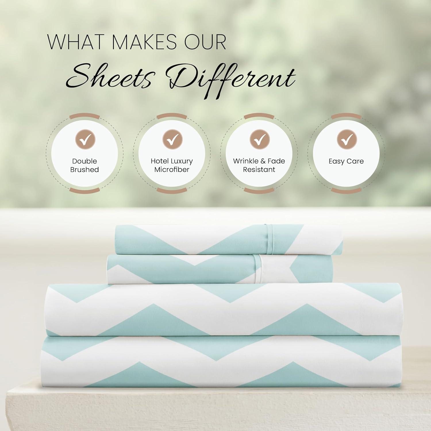 Simply Soft™ Arrow Pattern Microfiber Sheet Set