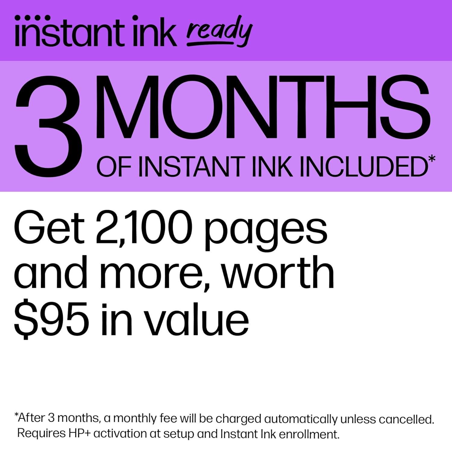 HP Inc. OfficeJet Pro 9135e Wireless All-in-One Printer with 3 Months of Instant Ink for free with HP Inc.+