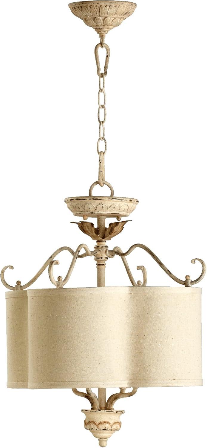 Salento Persian White 4-Light Transitional Dual Mount Pendant