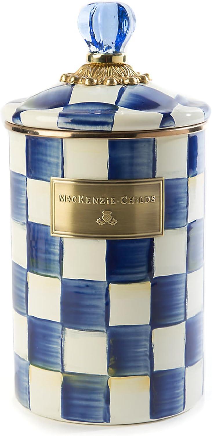 MacKenzie-Childs Royal Check® Canister