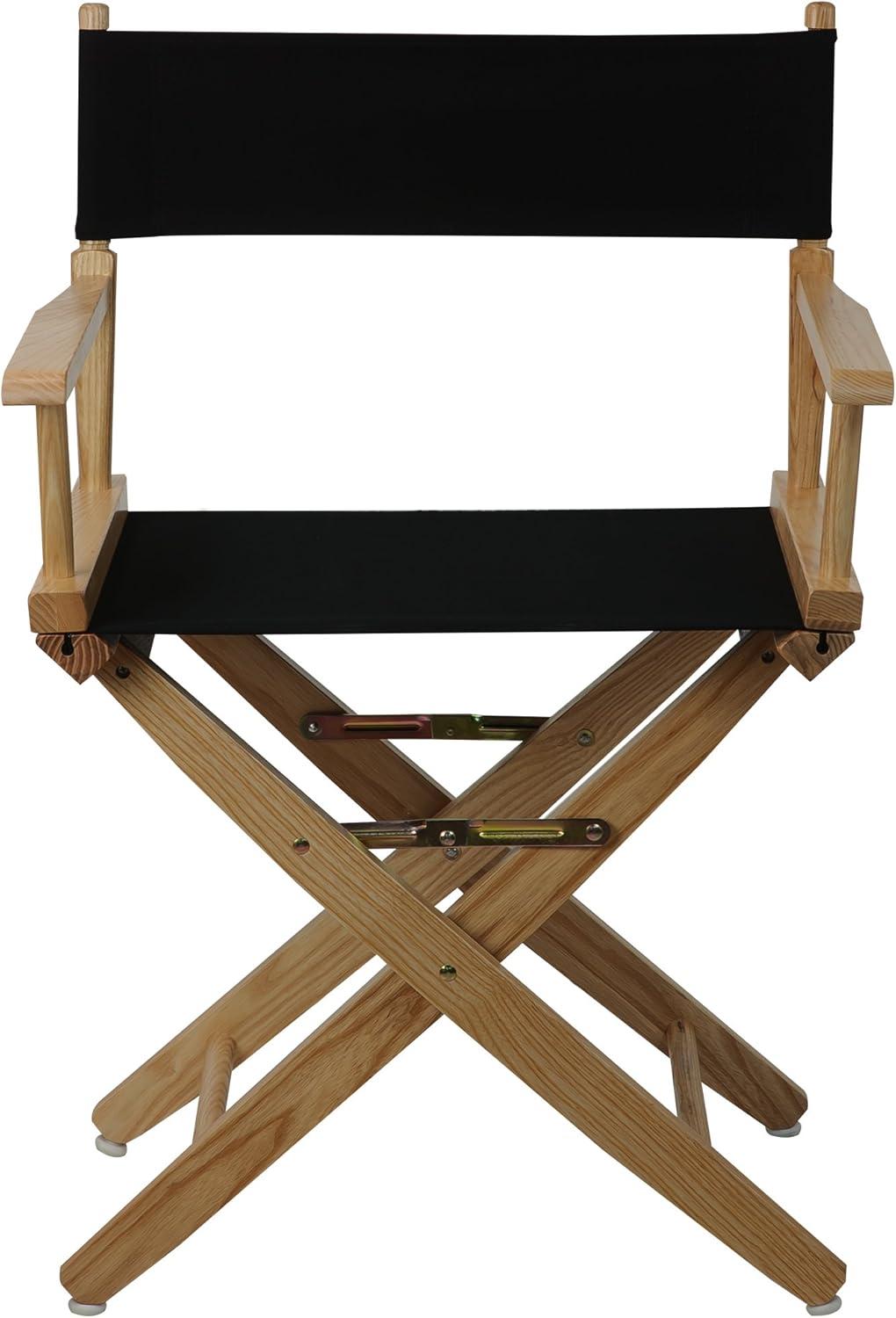 Extra-Wide Premium 18 in. Hardwoods Standard Height Directors Chair