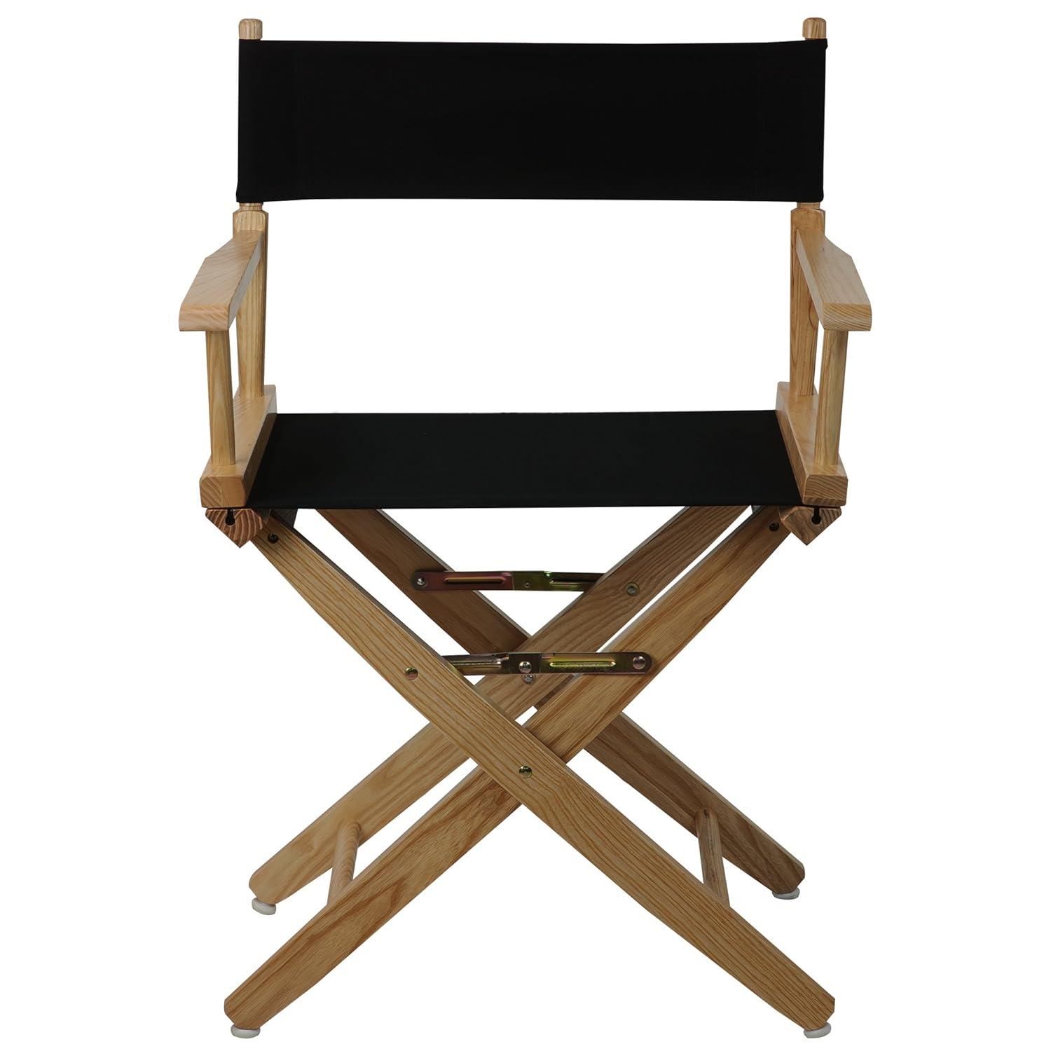 Extra-Wide Premium 18 in. Hardwoods Standard Height Directors Chair
