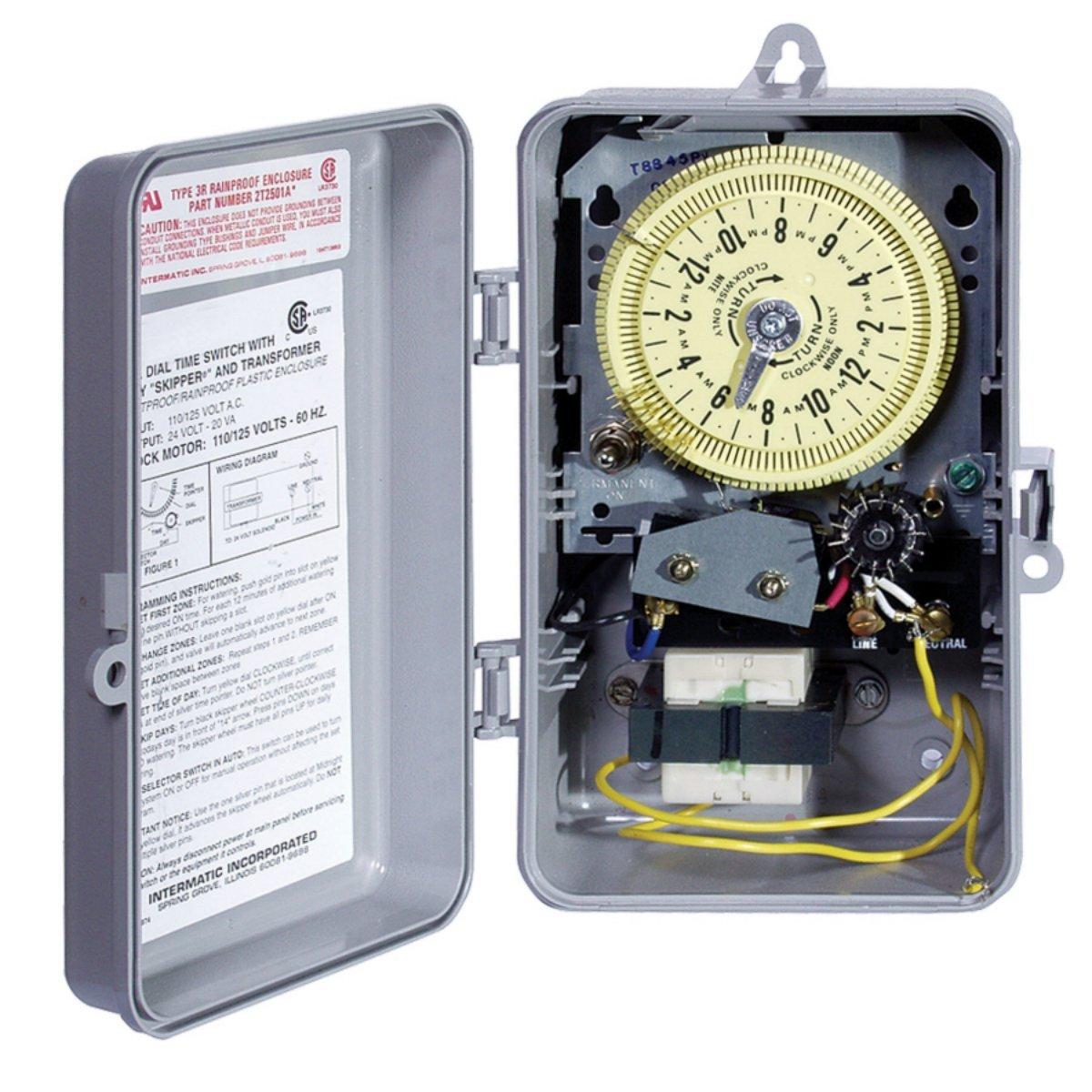 T8800 Series 125-Volt Input with 24-Volt Output Indoor/Outdoor Irrigation/Sprinkler Timer