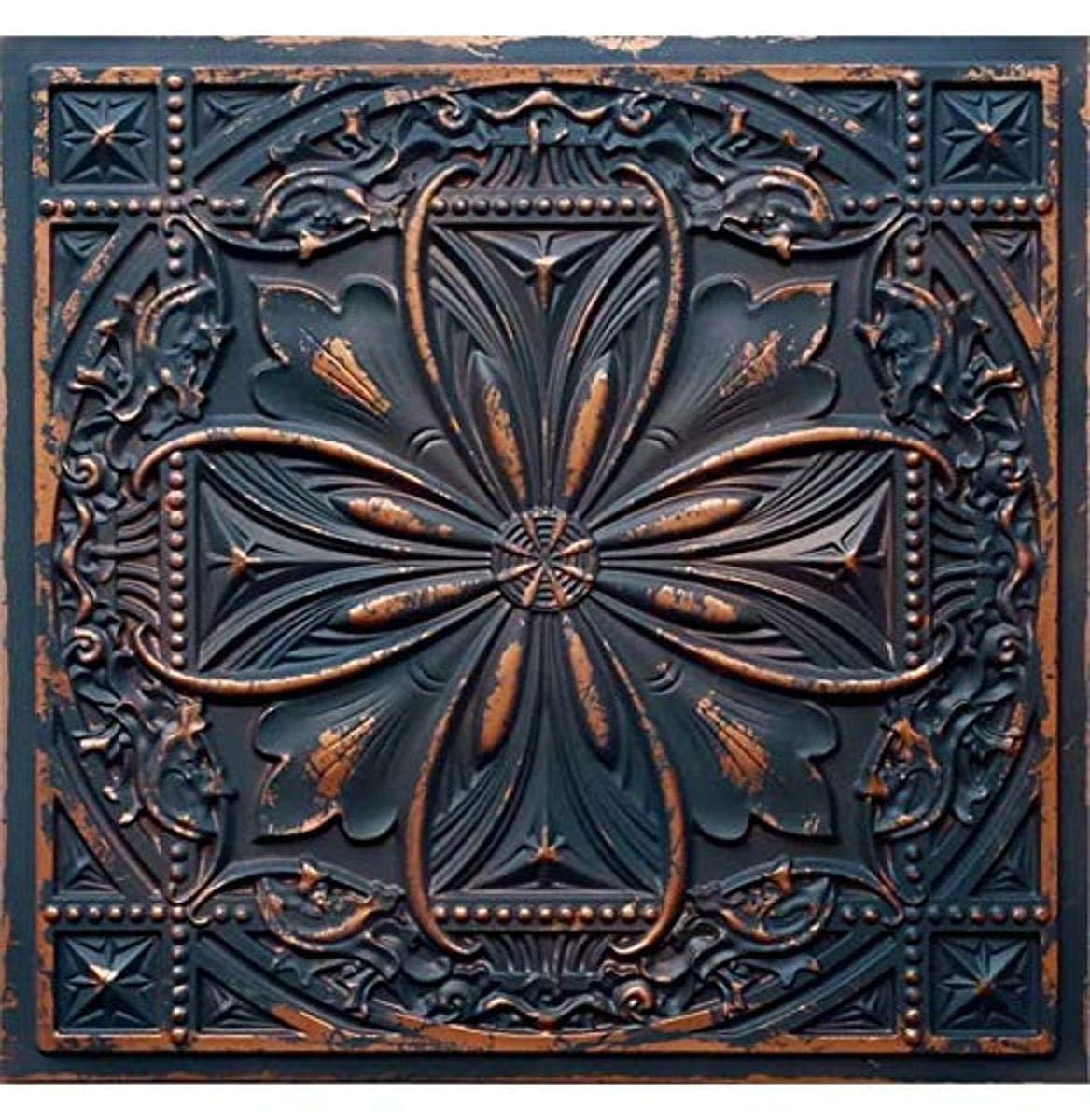 FromPlainToBeautifulInHours Milan 2 Ft. x 2 Ft. Drop-In or Glue-Up PVC Ceiling Tile & Reviews | Wayfair