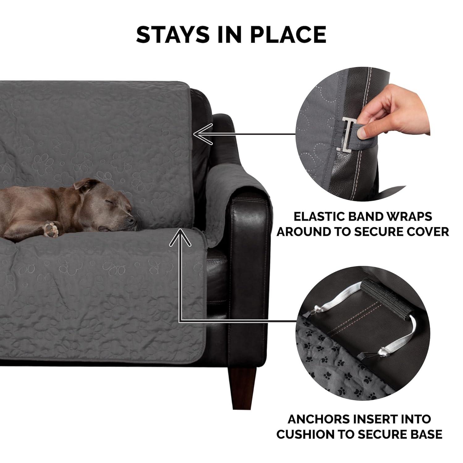 FurHaven Non-Slip Waterproof Sofa Cover Furniture Protector