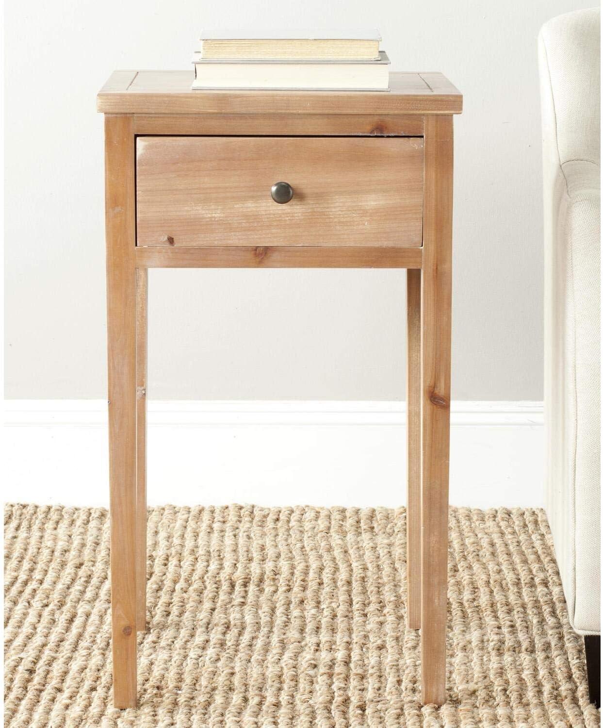 Abel Nightstand with Storage Drawers  - Safavieh