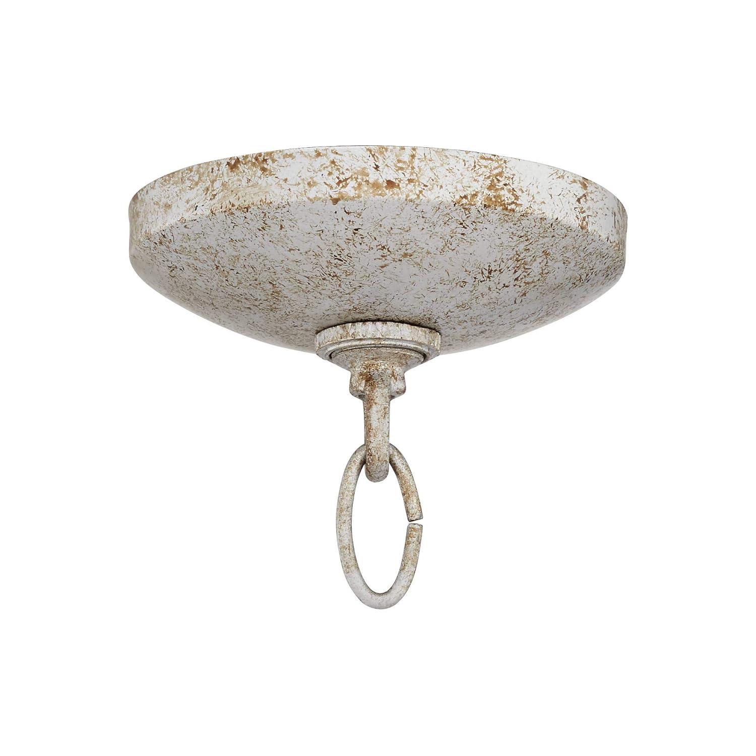 Possini Euro Design Ornament Aged Silver Gold Bronze Chandelier 23 1/4" Wide Industrial 6-Light Fixture for Dining Room Foyer Kitchen Island Entryway