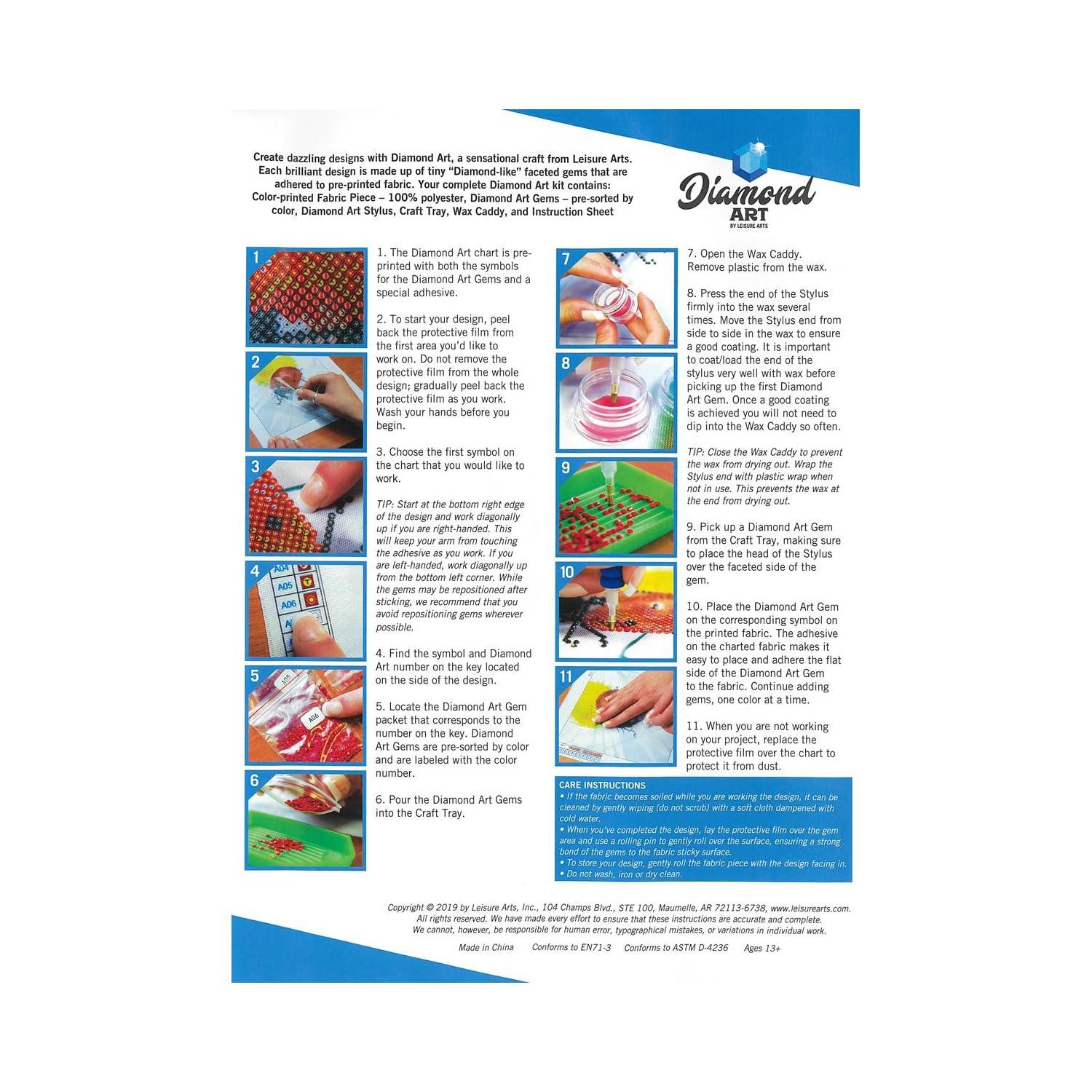 Diamond Art By Leisure Arts Succulent Bowl, 12"X12", Intermediate Diamond Painting Kits For Adults, Art For Adults, Kit, Painting