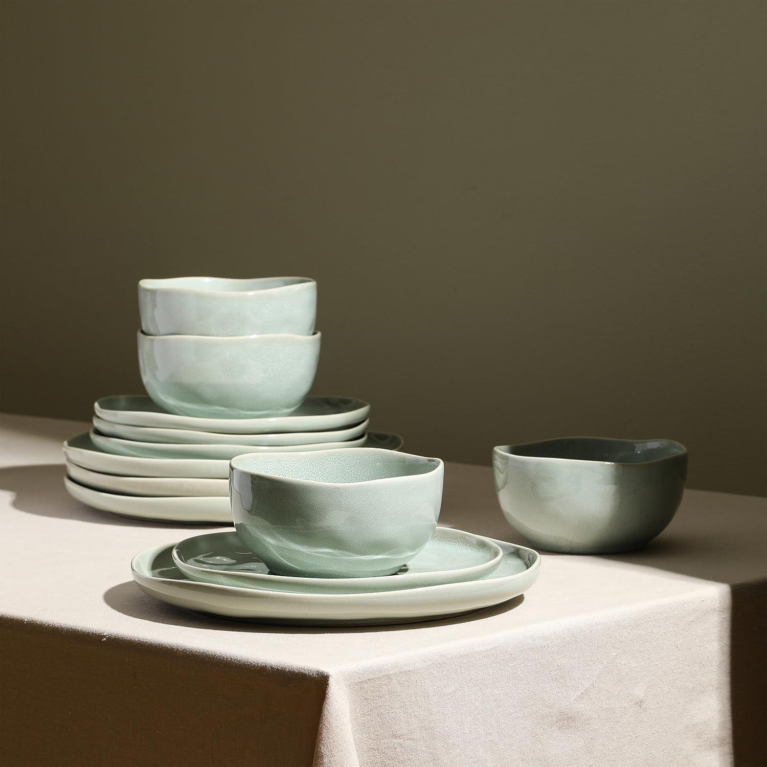 Stone Lain Mirella 12-Piece Dinnerware Set Stoneware (Set of 12)