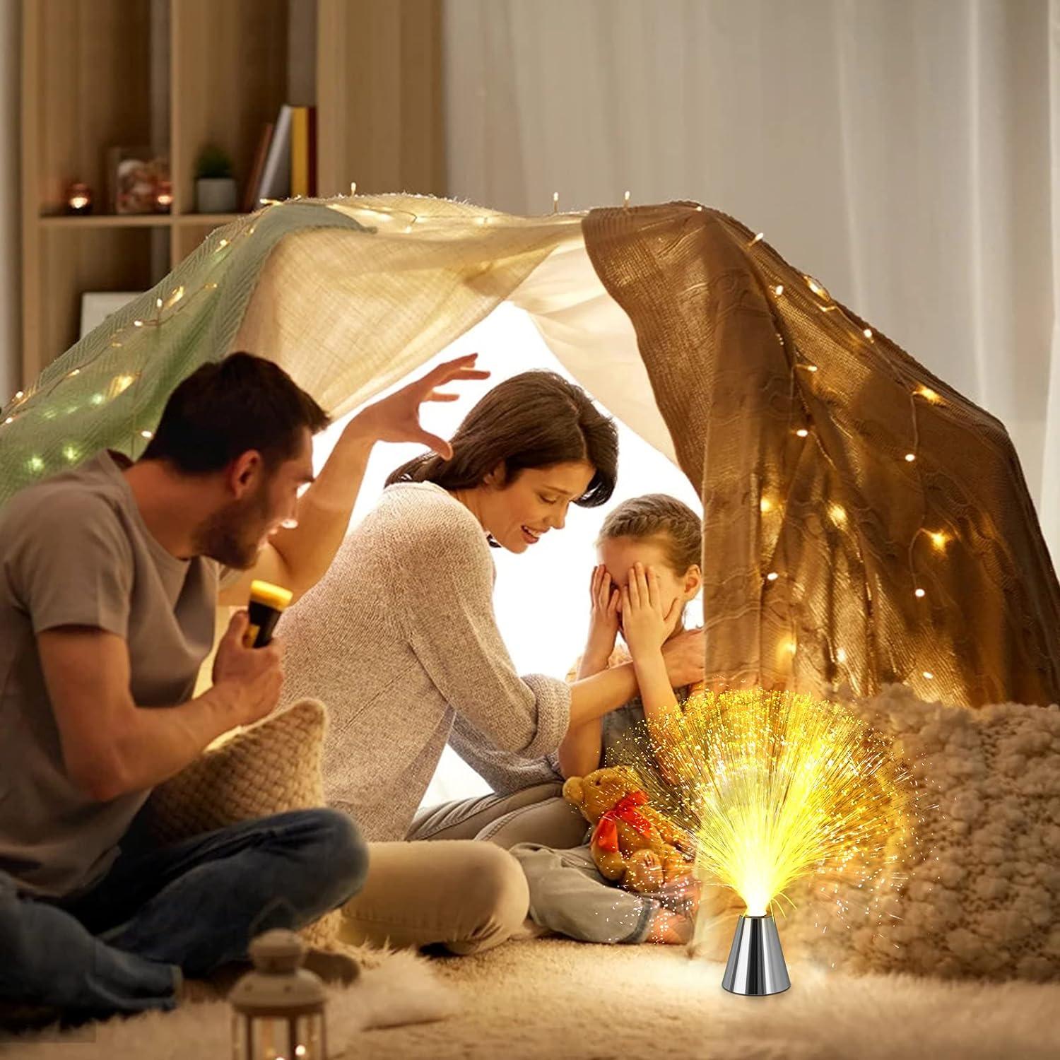 Multicolor LED Fiber Optic Mood Lamp for Kids