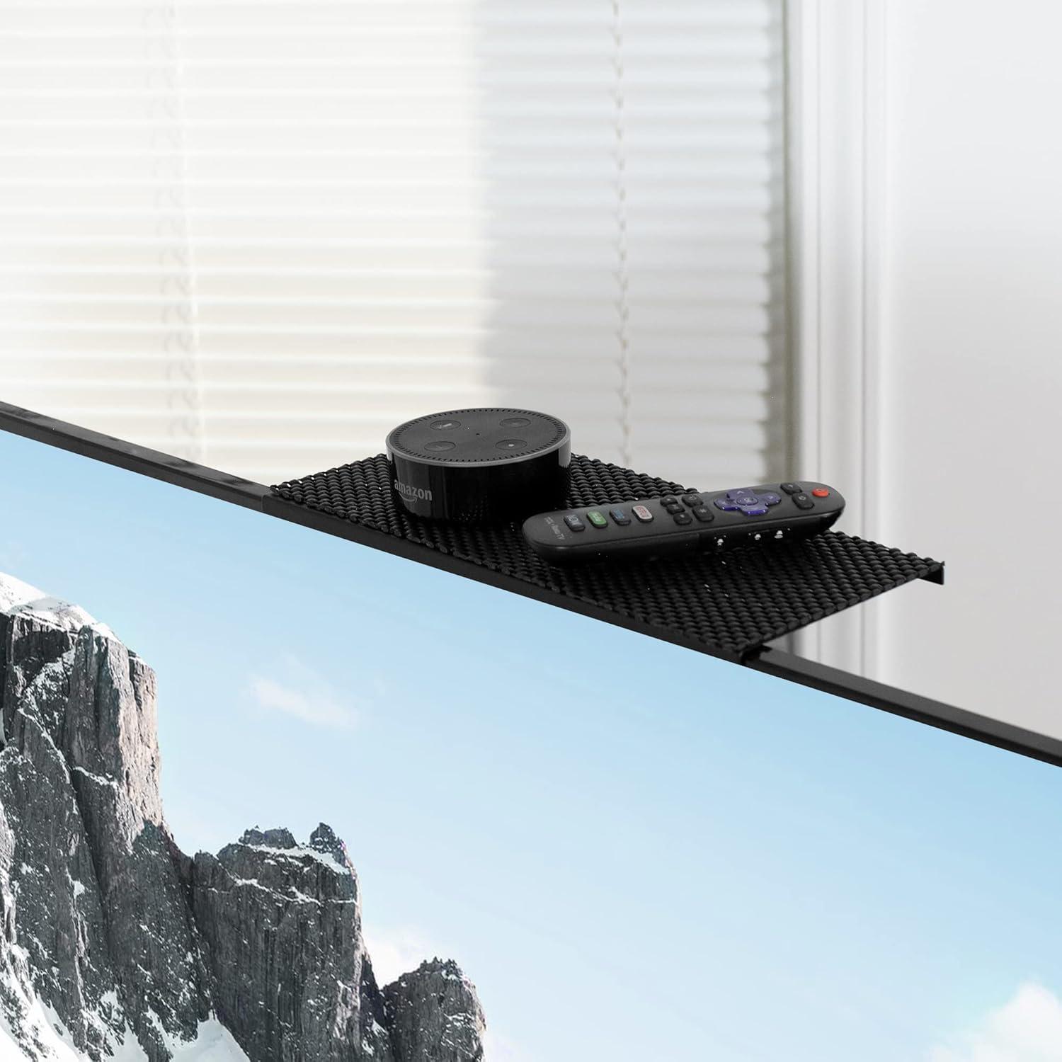 VIVO 12" TV Top Shelf Mounting Bracket Holds Speaker, Streaming Device, and More