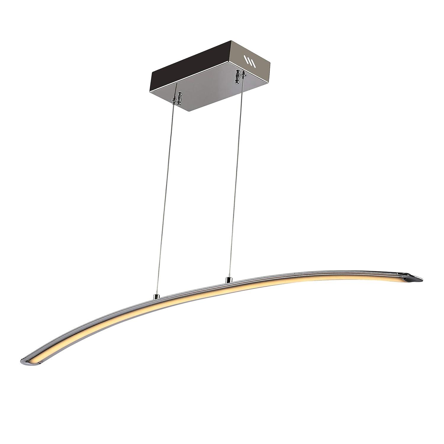 JONATHAN Y JYL7012A Roxanna 41.5" Dimmable Adjustable Integrated LED Metal Linear Pendant Minimalistic Modern Contemporary Dining Room Living Room Kitchen Foyer Bedroom Hallway, Chrome