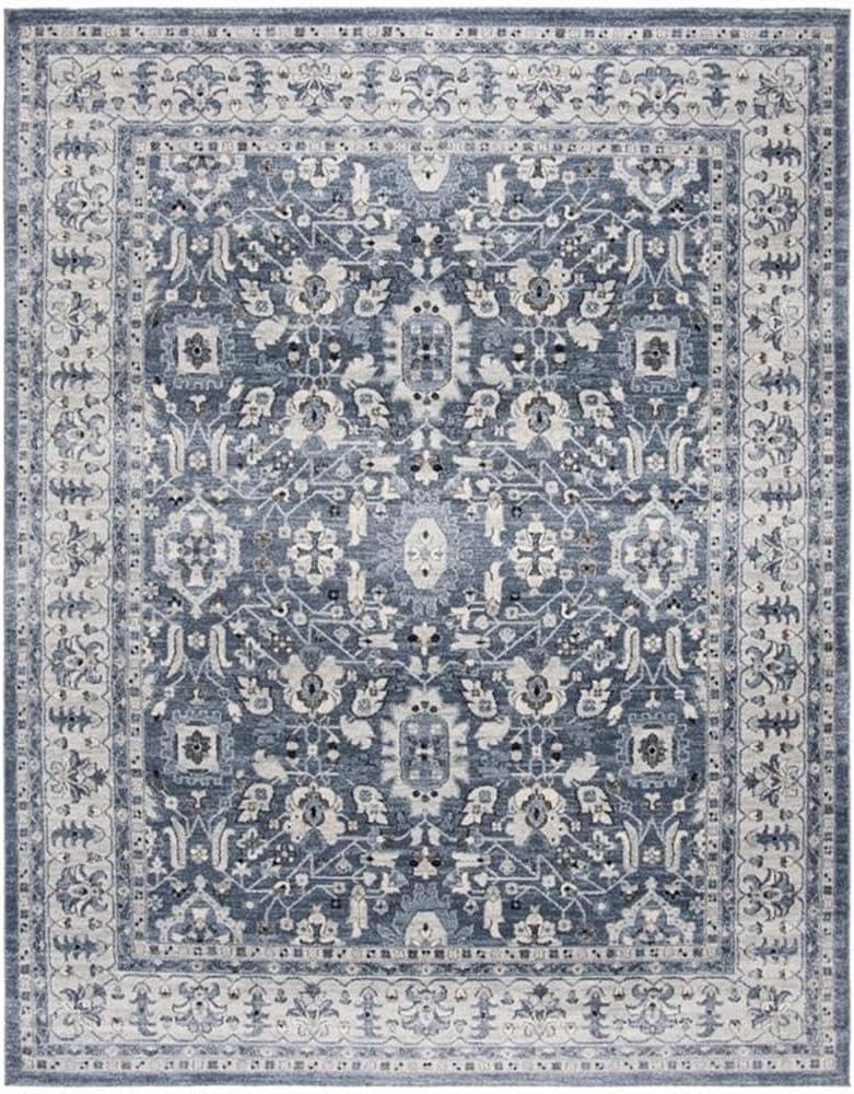 Charleston CHL412 Loomed Indoor Area Rug - Navy/Creme - 9'x12' - Safavieh