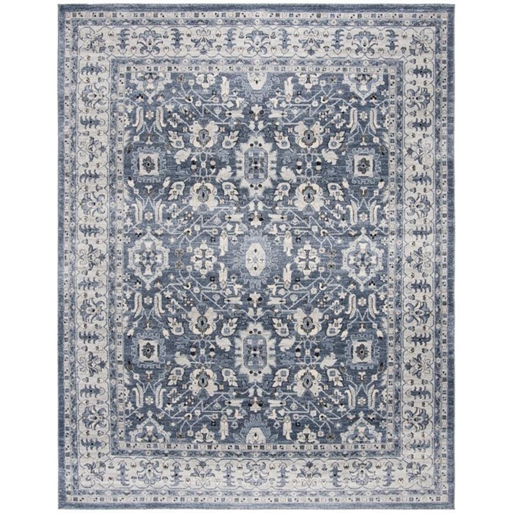 Charleston CHL412 Loomed Indoor Area Rug - Navy/Creme - 9'x12' - Safavieh