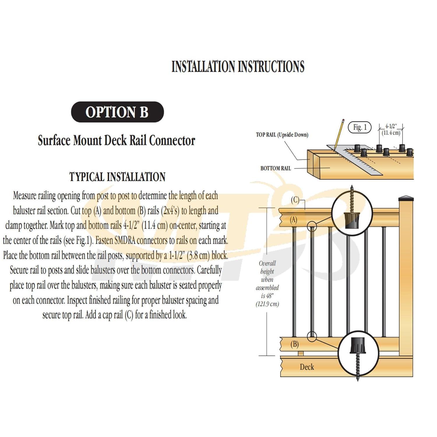 Fortress Building Products 26" H x 0.75" W x 0.75" D Fortress Vintage Stair Baluster Set (Set of 10)