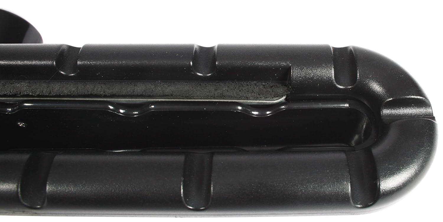 Cen-Tec Systems 95017 Hard Carpet EZ-Glide Tool, 14", 2-Piece S-Wand, Backpack Vacuum Attachment Kit w/Floor Brush, Black