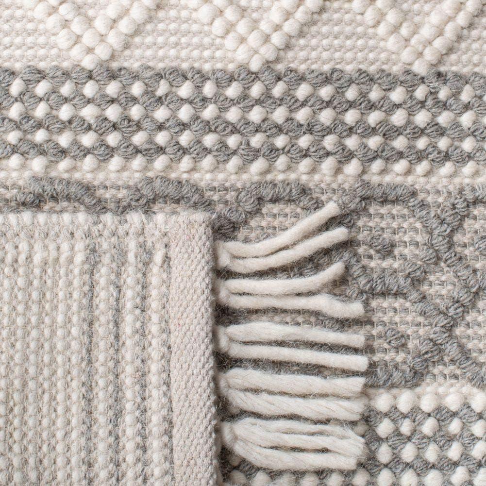 Natura NAT859 Hand Woven Indoor Accent Rug - Ivory/Grey - 3'x5' - Safavieh